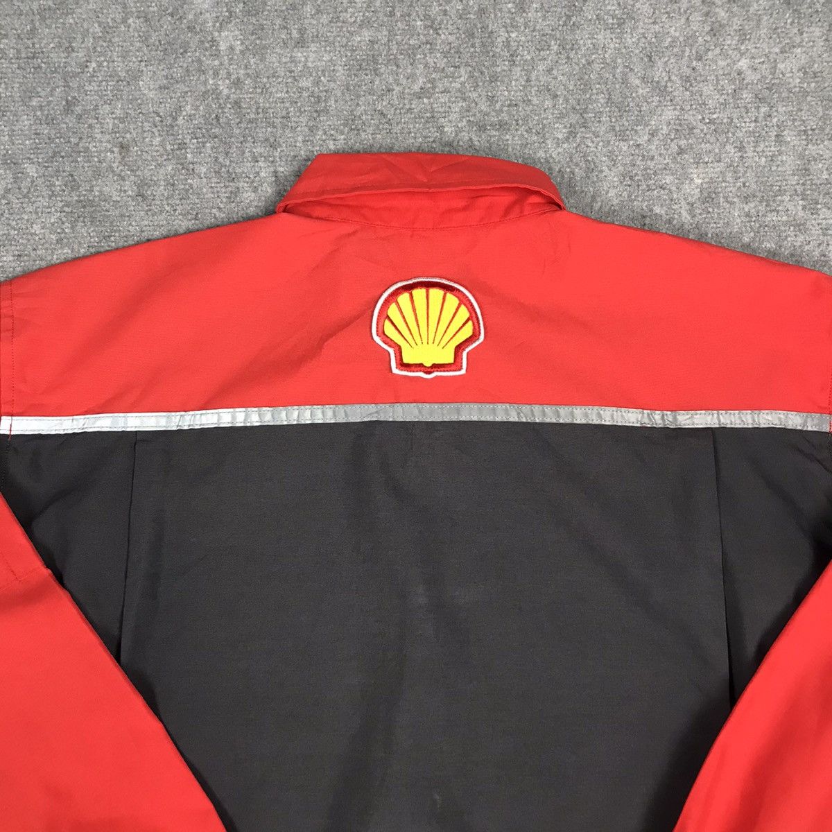 Gear for Sports SHELL HELIX OIL BRAND RACING UNIFORM JAPAN BUTTON UP SHIRT Size US L / EU 52-54 / 3 - 6 Thumbnail
