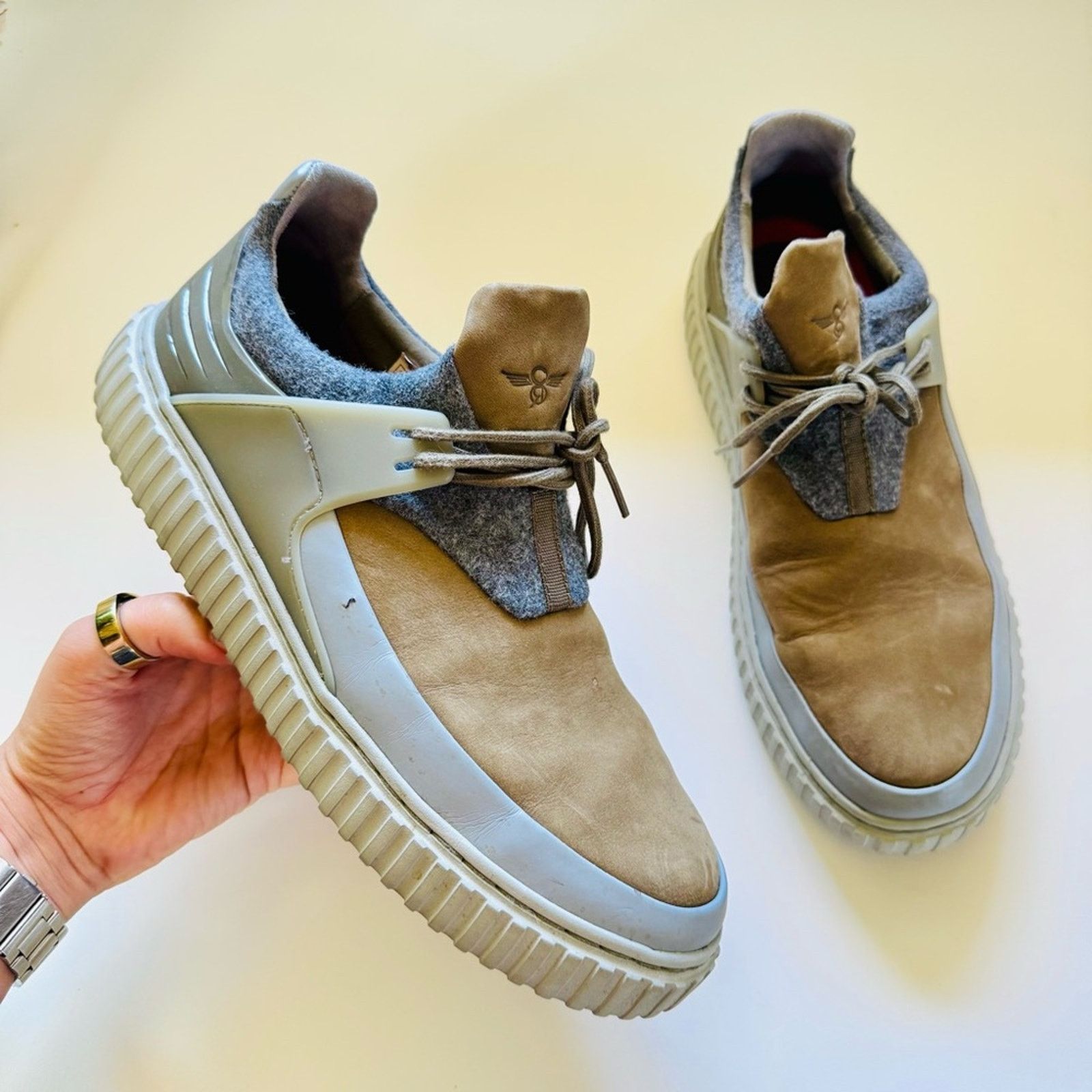 Creative Recreation CREATIVE REACTION Suede Leather Rubber Brown Sneakers Shoes Size US 9 / EU 42 - 9 Thumbnail