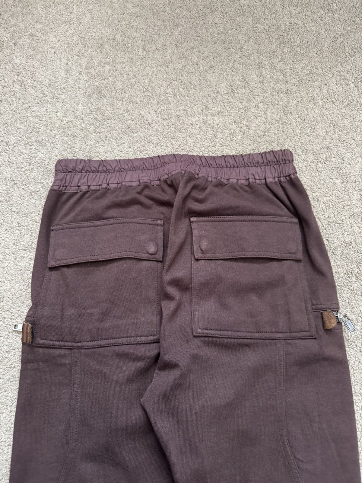 Rick Owens SS20 Rick Owens Mainline Blood Red Bauhaus Cargo Pants Size US 28 / EU 44 - 10 Thumbnail
