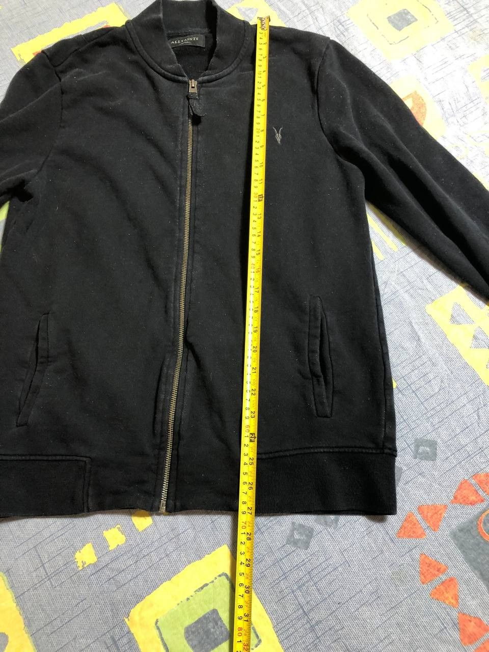 Allsaints Allsaints Bomber Zip Up Japanese Logo Lux Y2K Hoodie Size US M / EU 48-50 / 2 - 9 Thumbnail