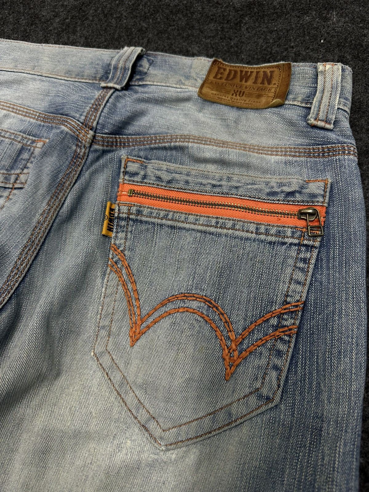 Edwin × If Six Was Nine × Le Grande Bleu (L.G.B.) Vintage Edwin XV Japan Distressed Denim Size 32 F44 Size US 32 / EU 48 - 10 Thumbnail