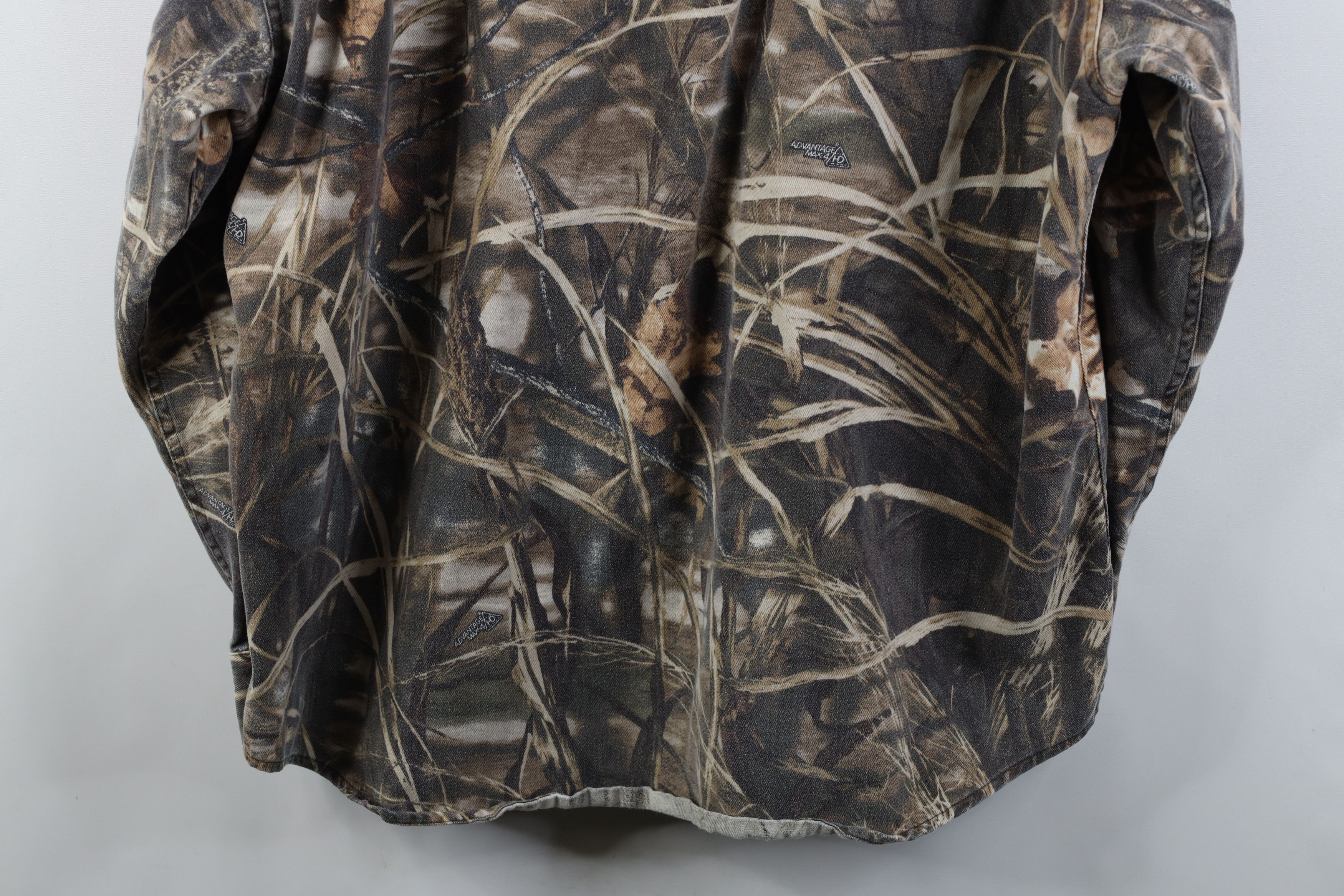 Cabelas Vintage 90s Cabelas Heavyweight Camouflage Button Shirt Size US XL / EU 56 / 4 - 12 Thumbnail