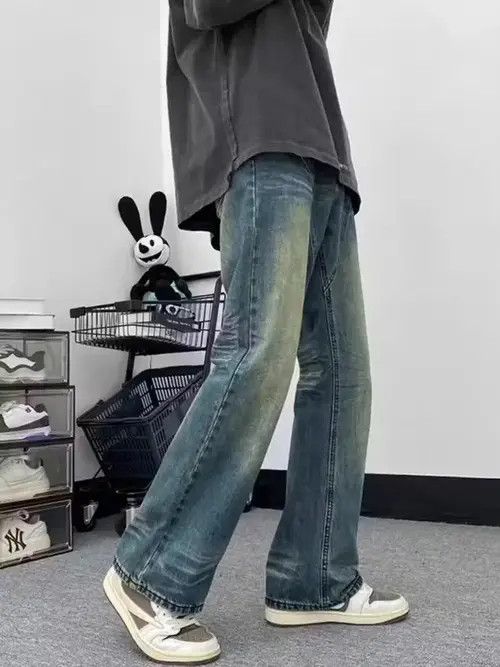 VIBE Vintage distressed washed corrugated bootcut jeans Size US 32 / EU 48 - 3 Thumbnail