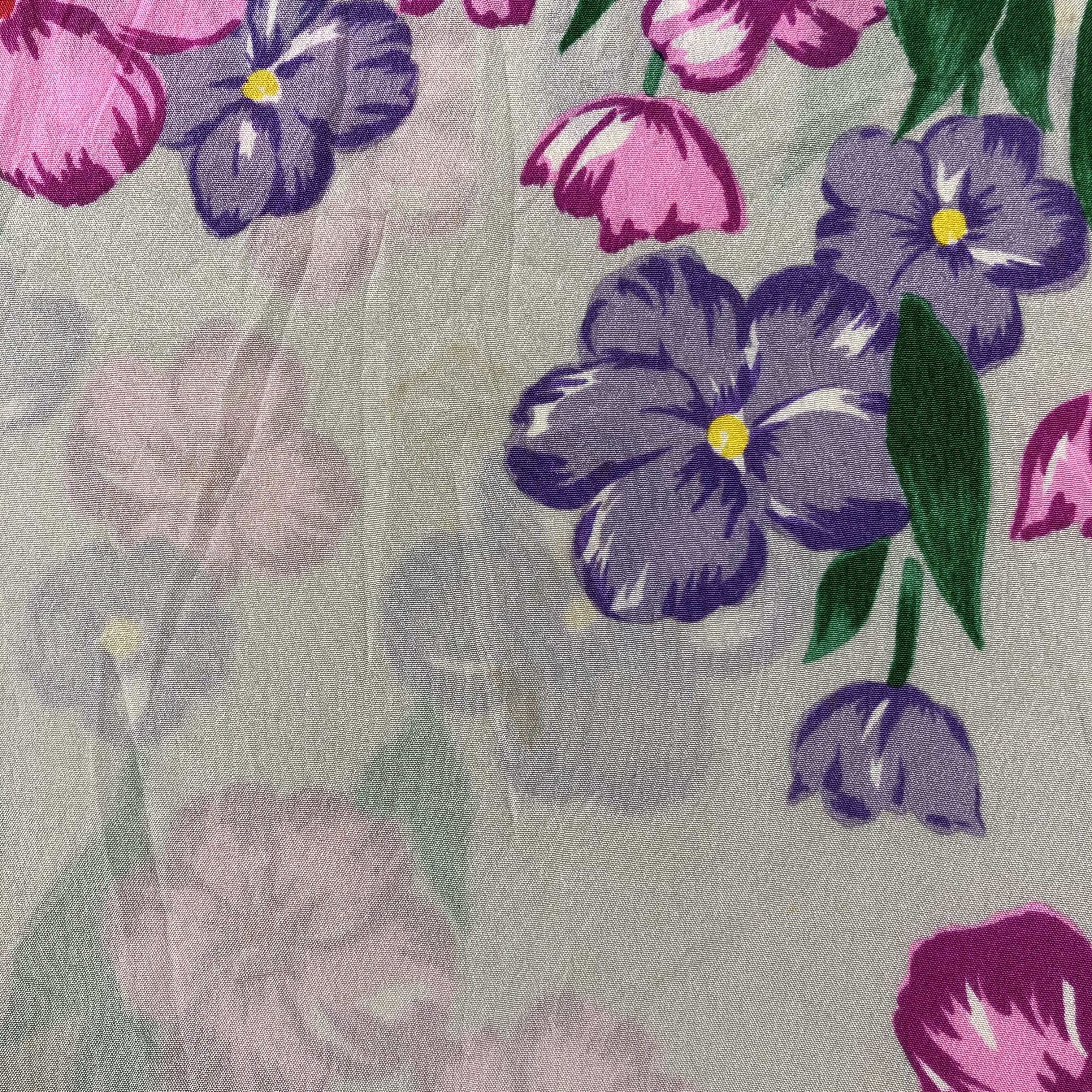 Hanae Mori Vintage Hanae Mori Silk Scarf Size ONE SIZE - 15 Thumbnail
