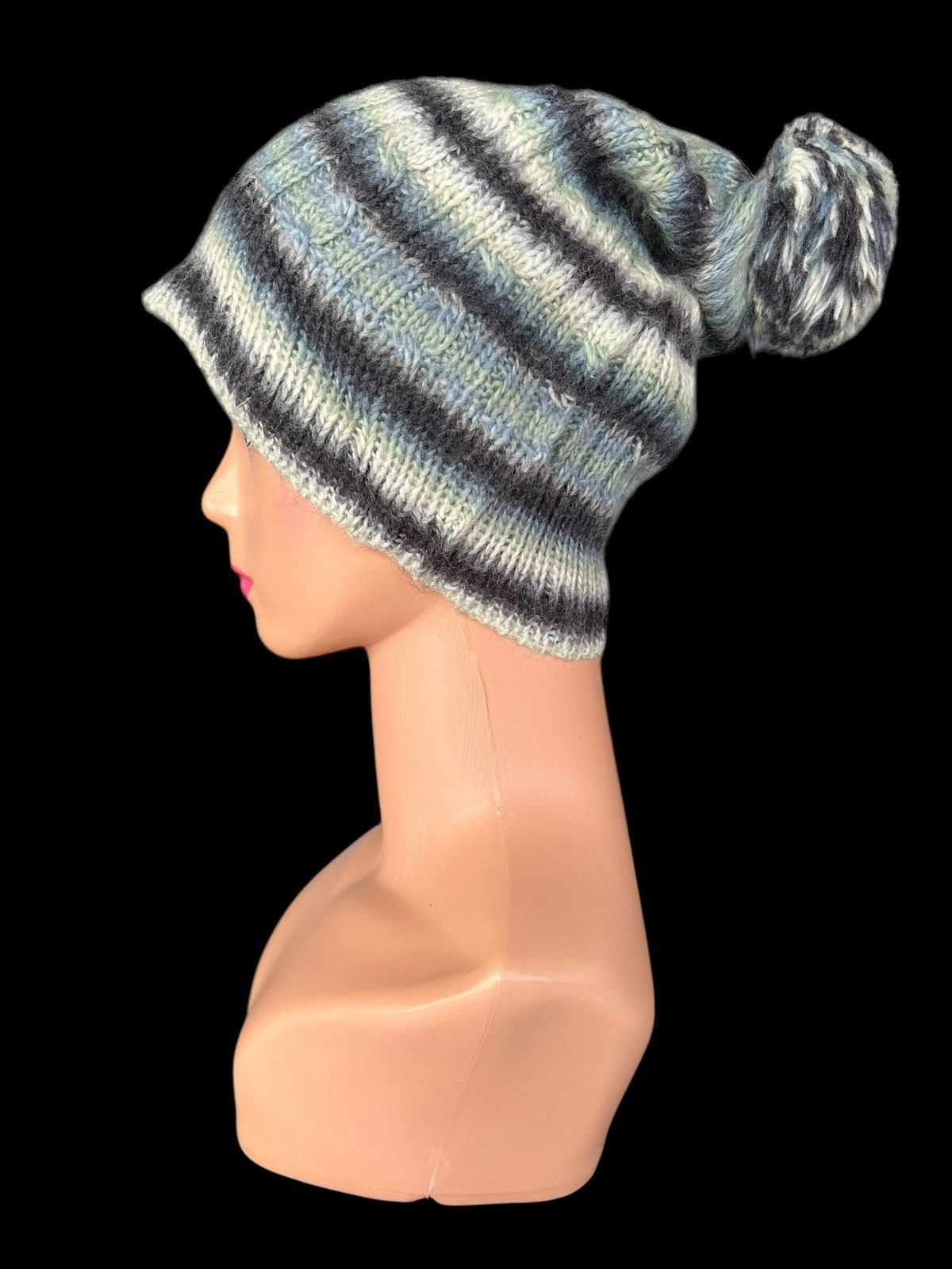 Japanese Brand × Kapital × Vintage Crochet Knitted Japan Beanie Hats ☠️☠️ Size ONE SIZE - 2 Thumbnail