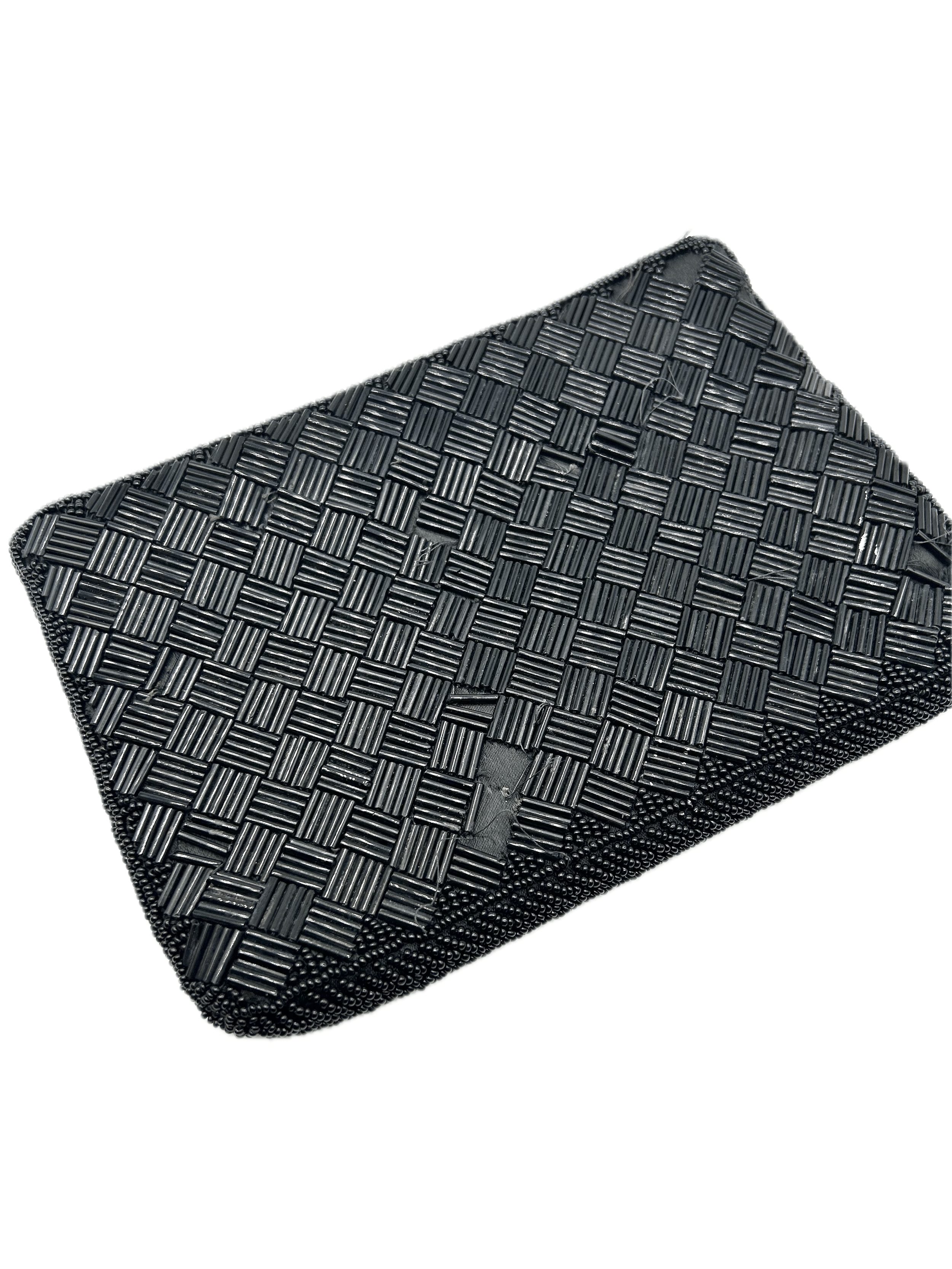Vintage 1960's La Regale Black Beaded Clutch Size ONE SIZE - 1 Thumbnail