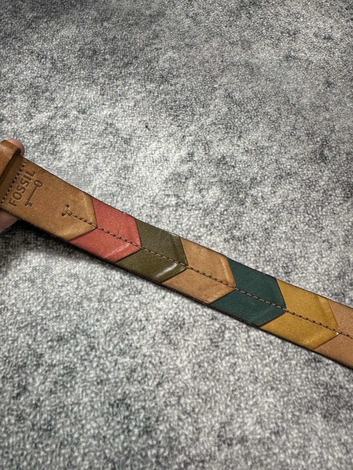 Fossil Y2K Vintage Fossil Leather Casual Belts Style Rare USA 90s Size ONE SIZE - 5 Thumbnail