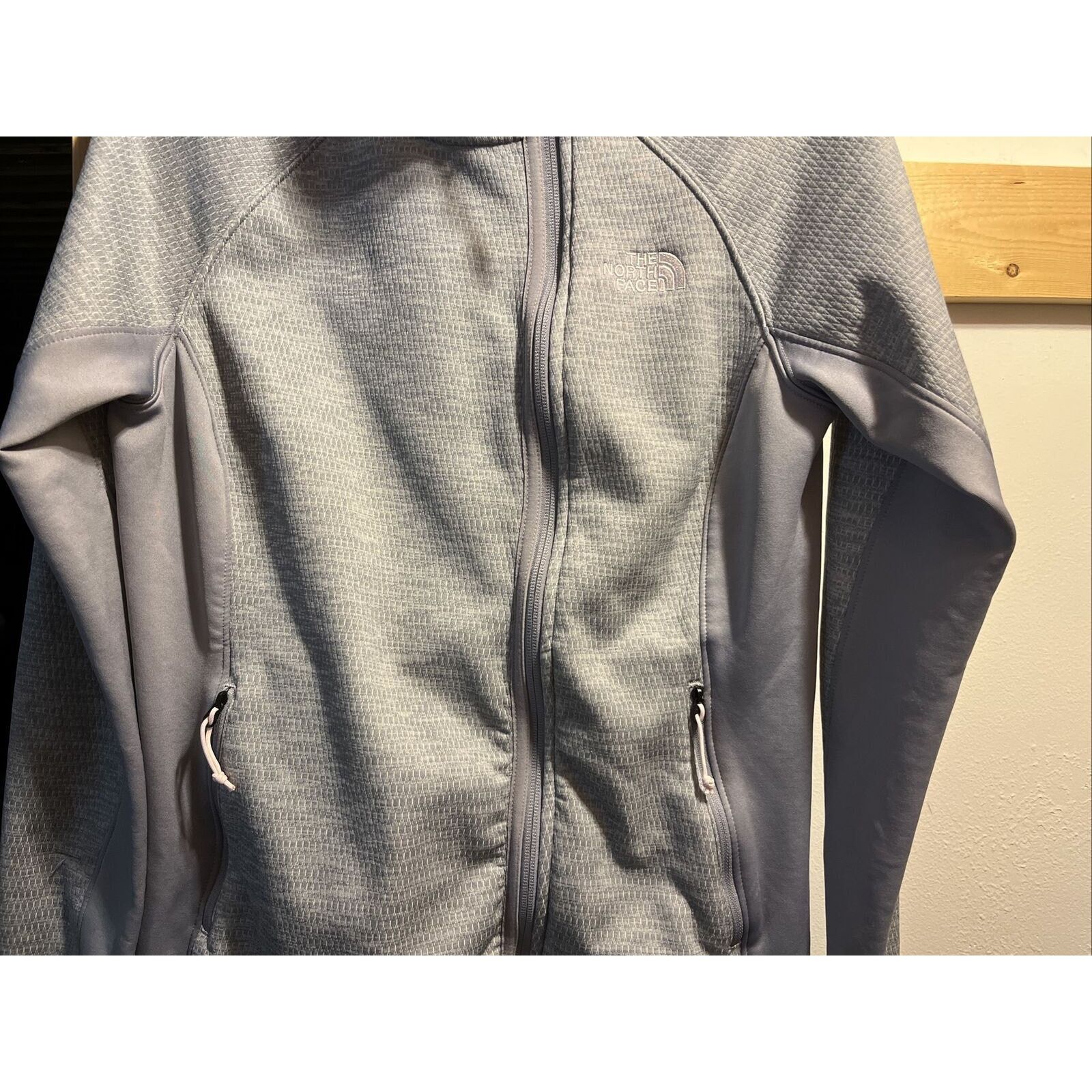 The North Face The North Face Womens M Gray LS Polyester Windbreaker Jacket Size M / US 6-8 / IT 42-44 - 11 Thumbnail