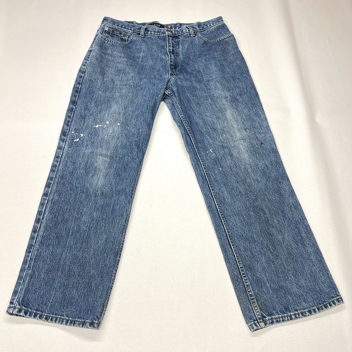 Izod × Vintage Izod Men Jeans Blue Relaxed Fit Straight Leg Denim Workwear Size US 36 / EU 52 - 1 Thumbnail