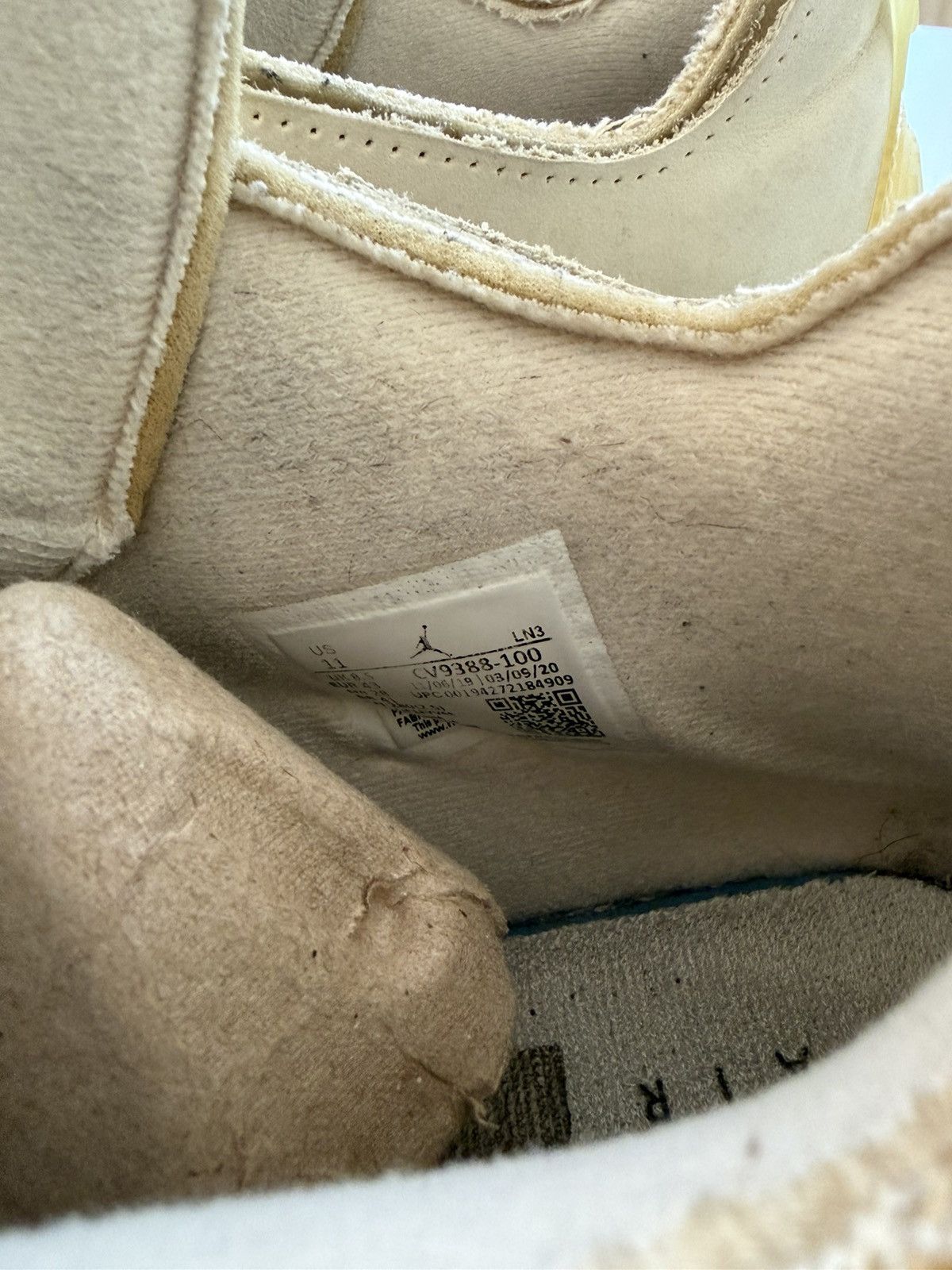 Jordan Brand × Off-White Off-White x Air Jordan 4 Retro SP Sail Size US 9.5 / EU 42-43 - 7 Thumbnail