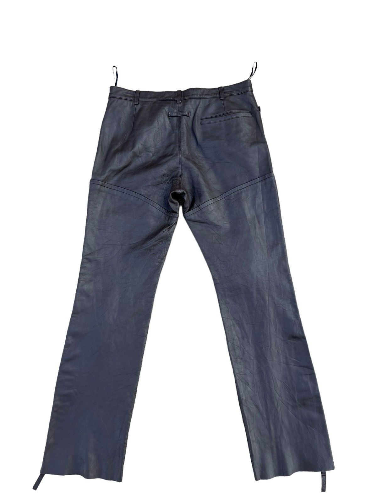 Jean Paul Gaultier Jean Paul Gaultier Homme Side Zippers Leather Pant Size US 30 / EU 46 - 2 Thumbnail