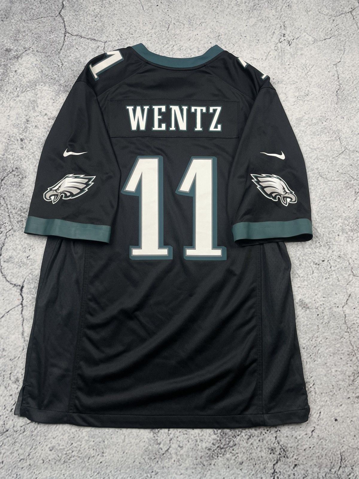 Nike Nike XL – Philadelphia Eagles #11 Carson Wentz NFL Jersey eg Size US XL / EU 56 / 4 - 3 Thumbnail