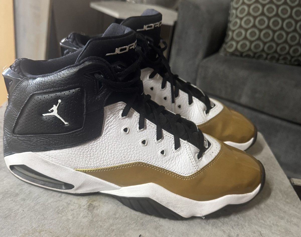 Jordan Brand Air Jordan B'Loyal 'White Black Gold' CT1603-100 Size US 13 / EU 46 - 6 Thumbnail