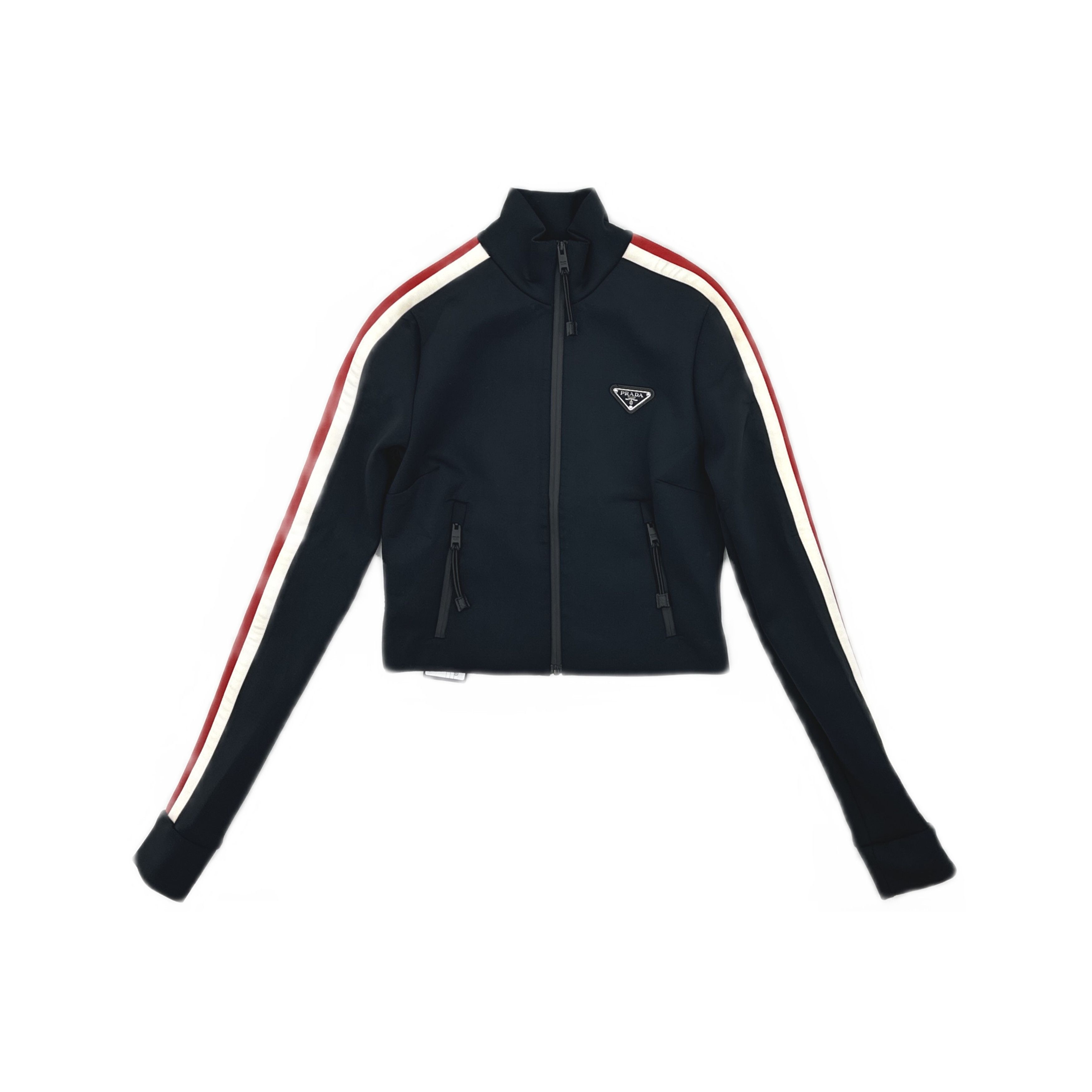 Prada Prada Striped Track Jacket Size XS Size XS / US 0-2 / IT 36-38 - 1 Thumbnail