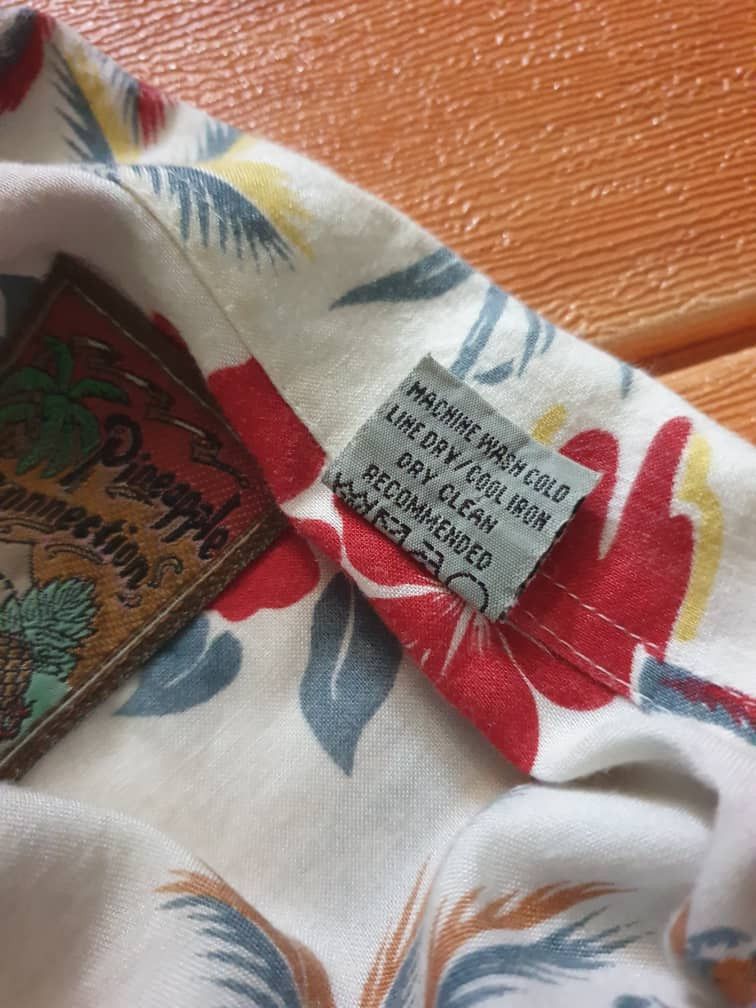 Japanese Brand Pineapple Connection 100% Rayon Hawaiian Shirt Size US XL / EU 56 / 4 - 3 Thumbnail