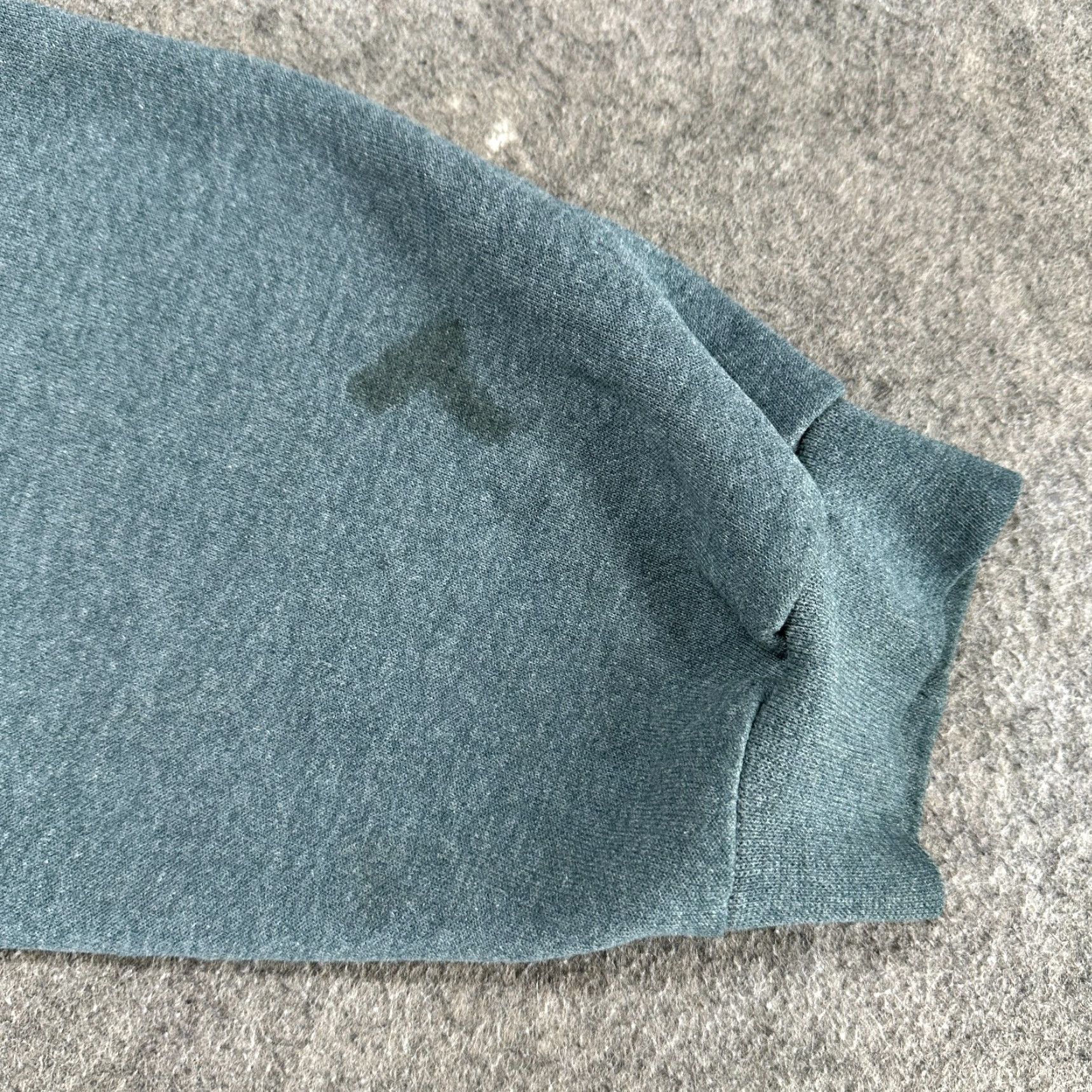 Tultex VINTAGE Tultex Sweatshirt Men 2XL Blue Pullover Crew Neck 90s Distressed Logo 1/2 Zip 1/4 Zip Fleece Cotton Regular Winter Fall Spring Size US XXL / EU 58 / 5 - 5 Thumbnail