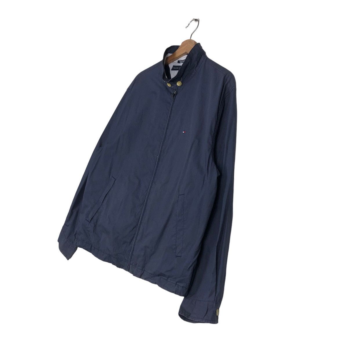 Japanese Brand 🔥Vintage Bomber Jacket Chore Tommy Hilfiger Striped Design Size US L / EU 52-54 / 3 - 2 Thumbnail