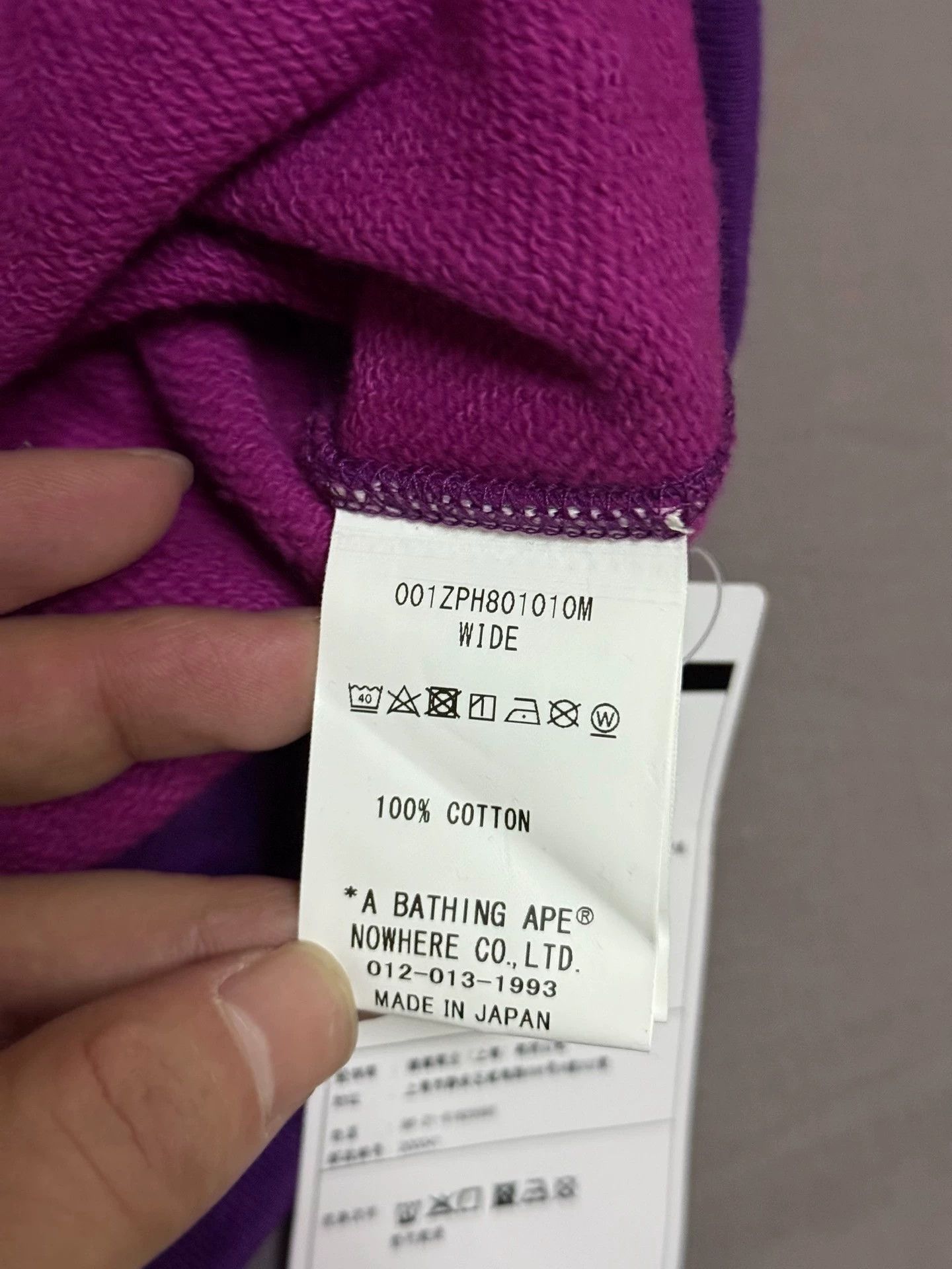 Bape Bapa Purple Camo Double Shark Hoodie M New w/ Tags Size US M / EU 48-50 / 2 - 8 Thumbnail