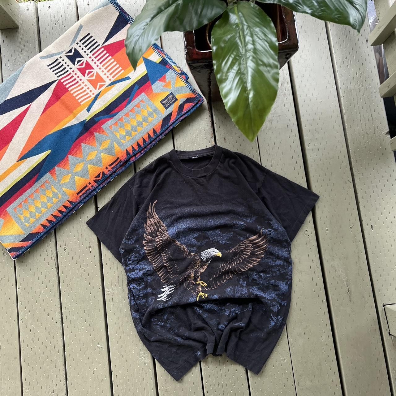 Vintage Vintage shirt Bald Eagle tee1990s Size US XL / EU 56 / 4 - 3 Thumbnail
