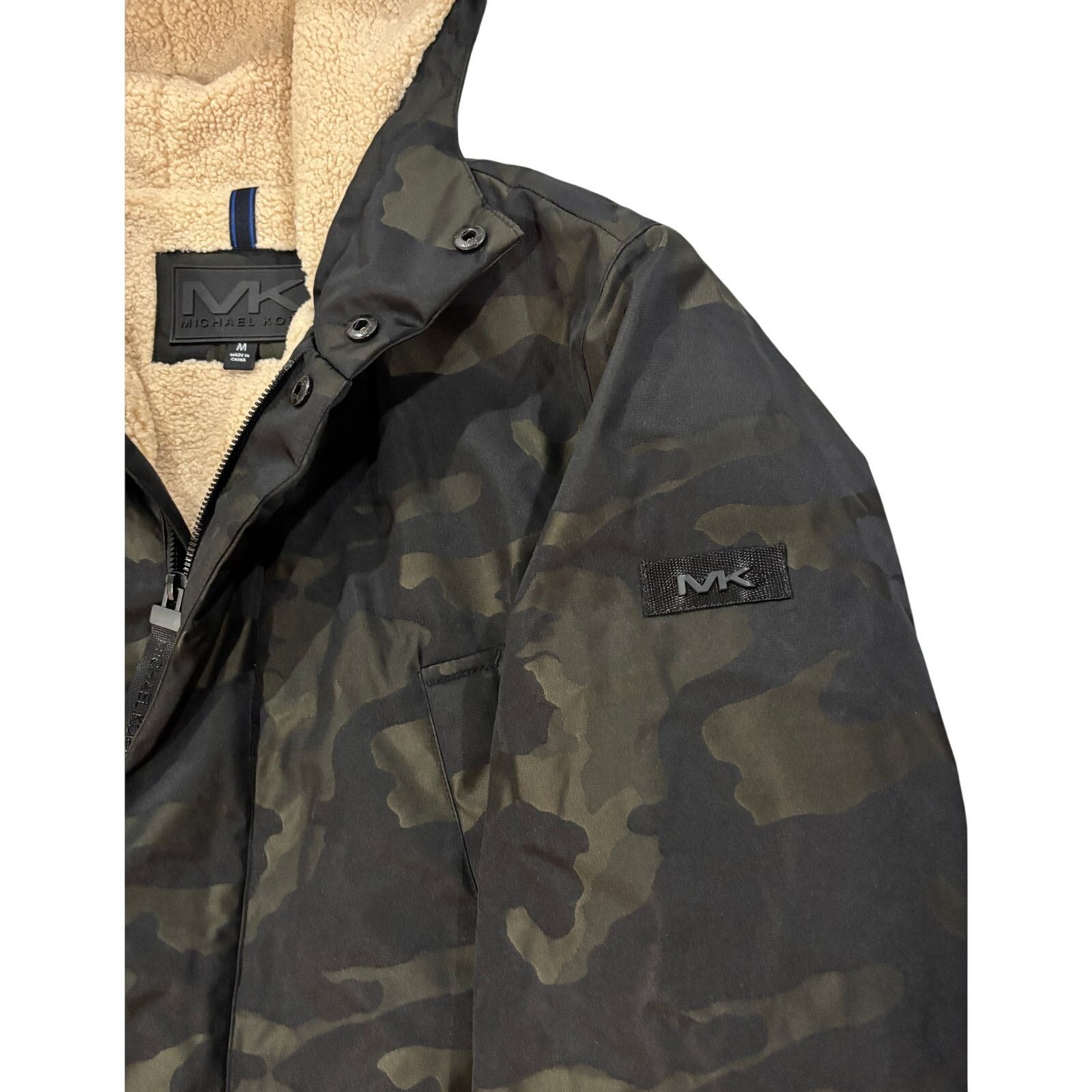 Michael Kors *R44 MICHAEL KORS Camo Parka Faux Shearling Lining Medium Size US M / EU 48-50 / 2 - 5 Thumbnail