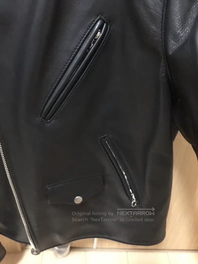 Schott Schott Leather coat Size US XXL / EU 58 / 5 - 4 Thumbnail