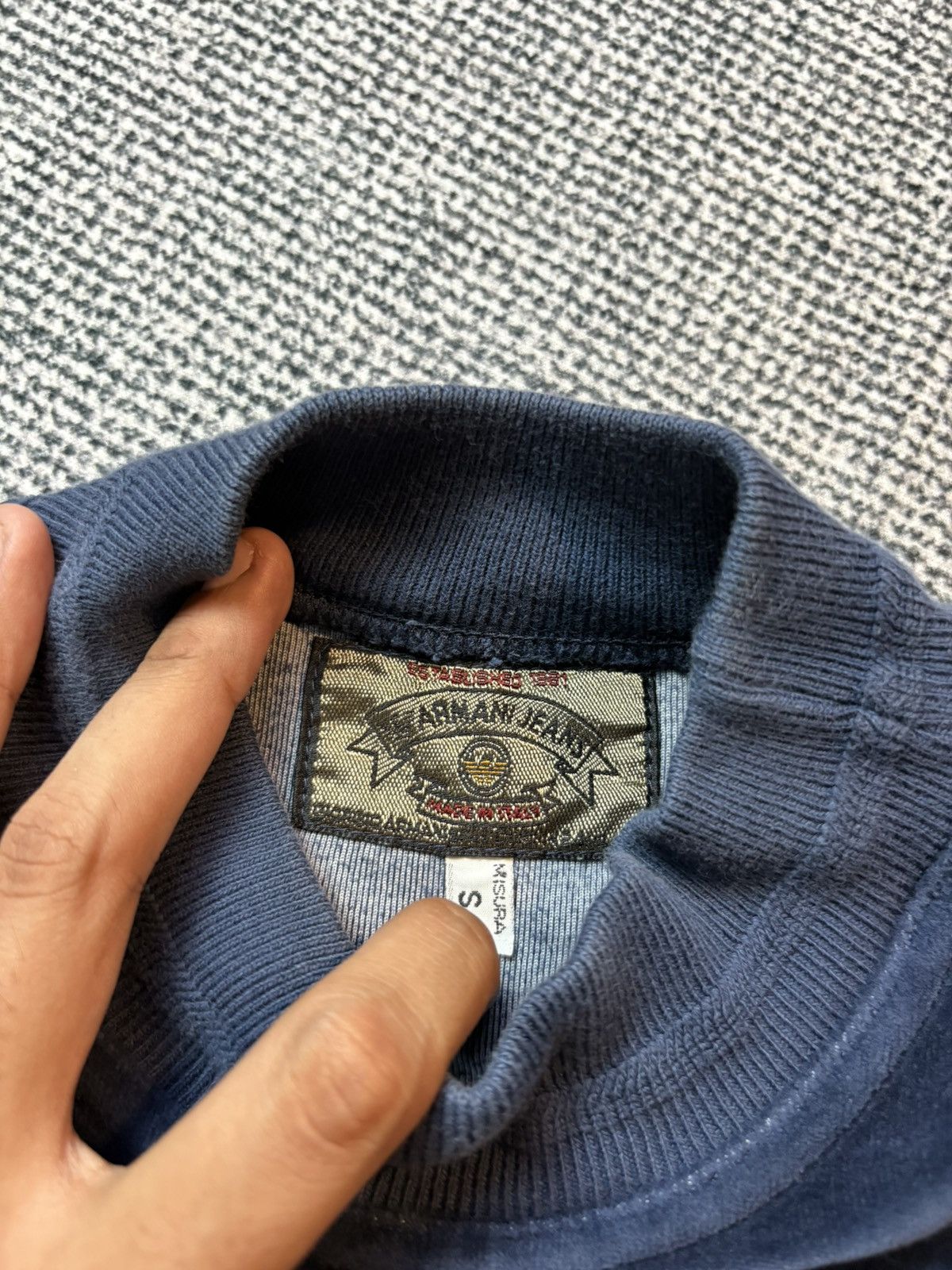Giorgio Armani Vintage 90s Giorgi Armani Jeans Suede Size US S / EU 44-46 / 1 - 3 Thumbnail