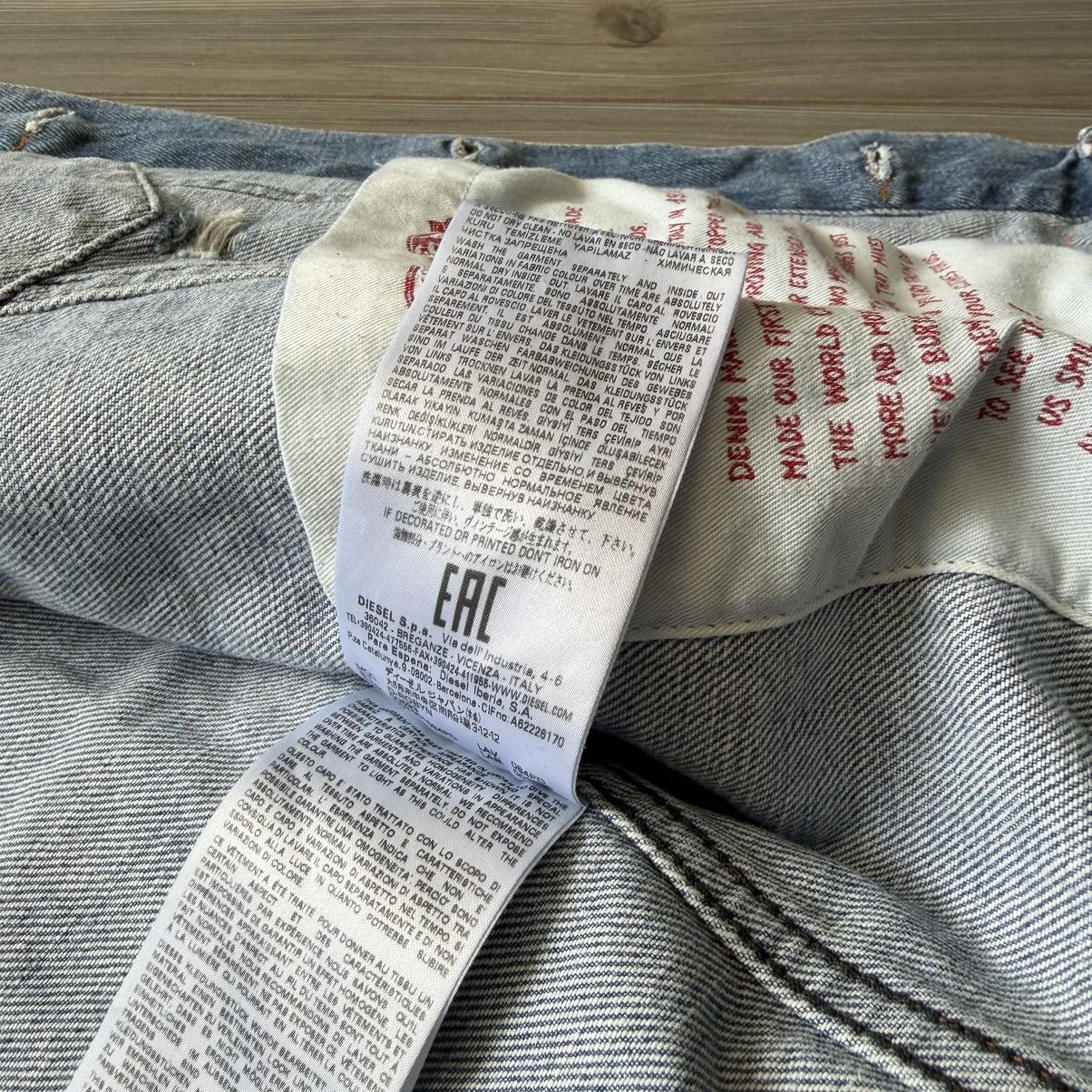 Diesel Rare Diesel D-Robyn Distressed Elbows Denim Jacket M Size US M / EU 48-50 / 2 - 17 Thumbnail
