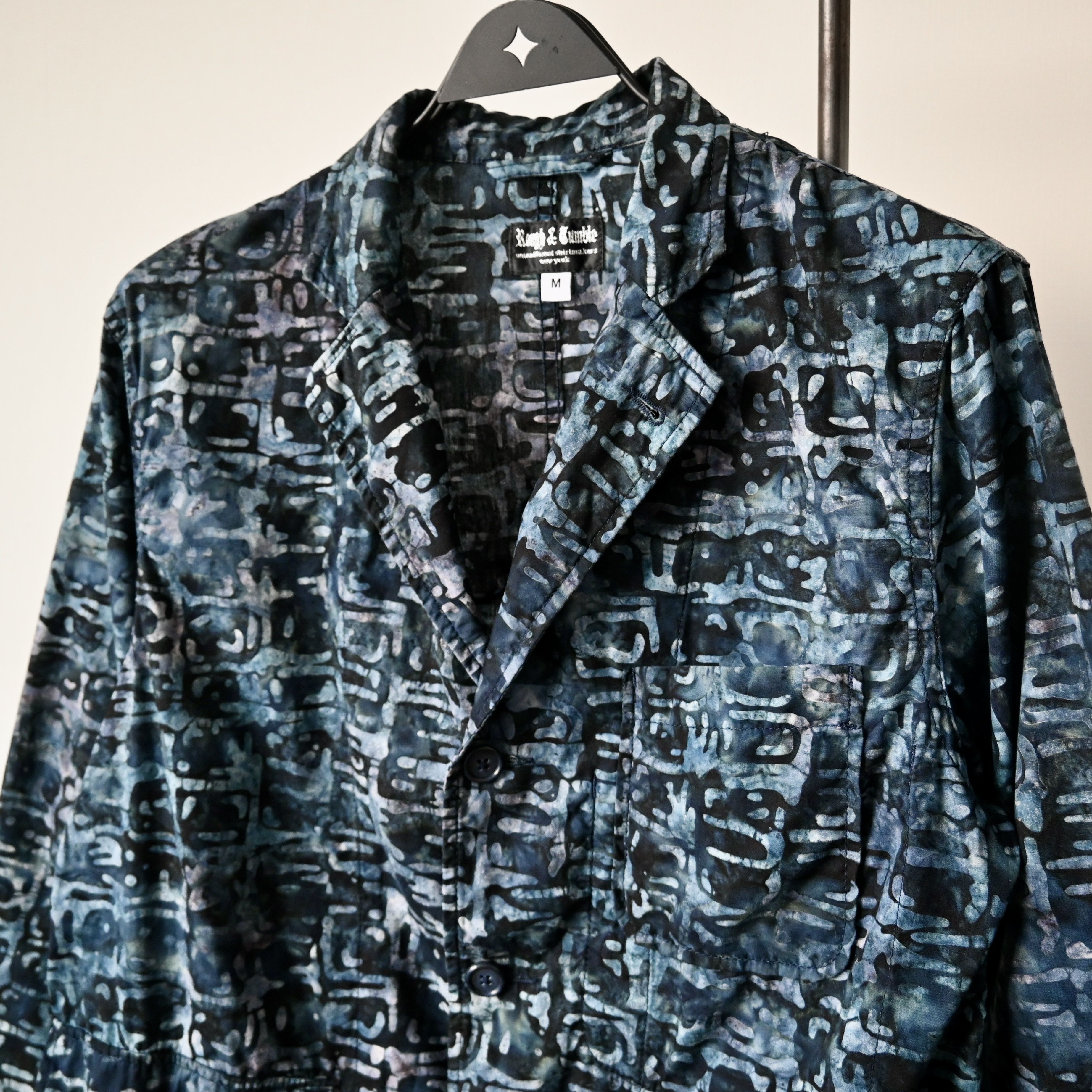 Rough & Tumble Rough & Tumble for Nepenthes batik tailored shirt jacket Size US S / EU 44-46 / 1 - 7 Thumbnail