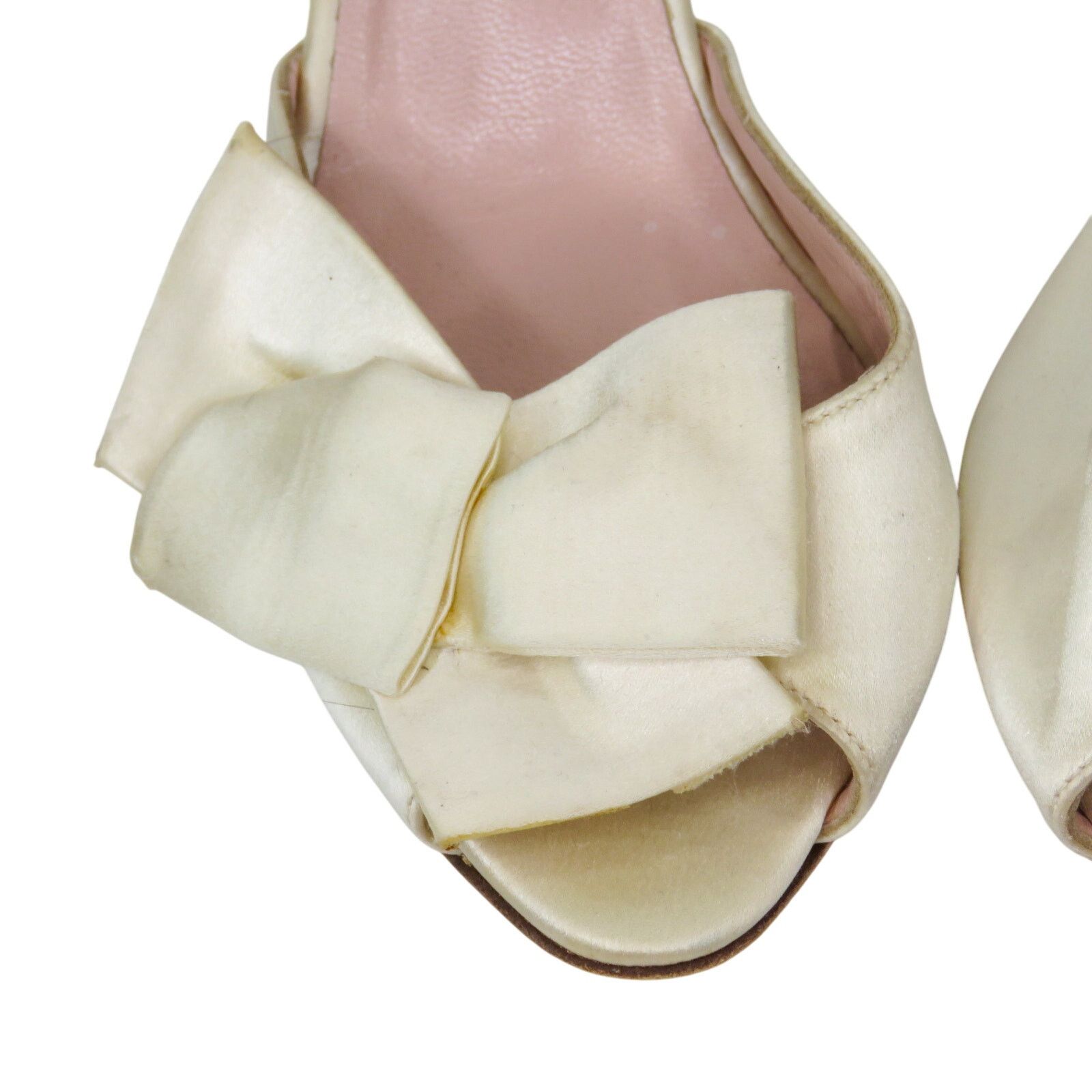 Kate Spade Kate Spade Sala D'Orsay Pump Heels Ivory Satin Glitter 7 Size US 7 / IT 37 - 6 Thumbnail