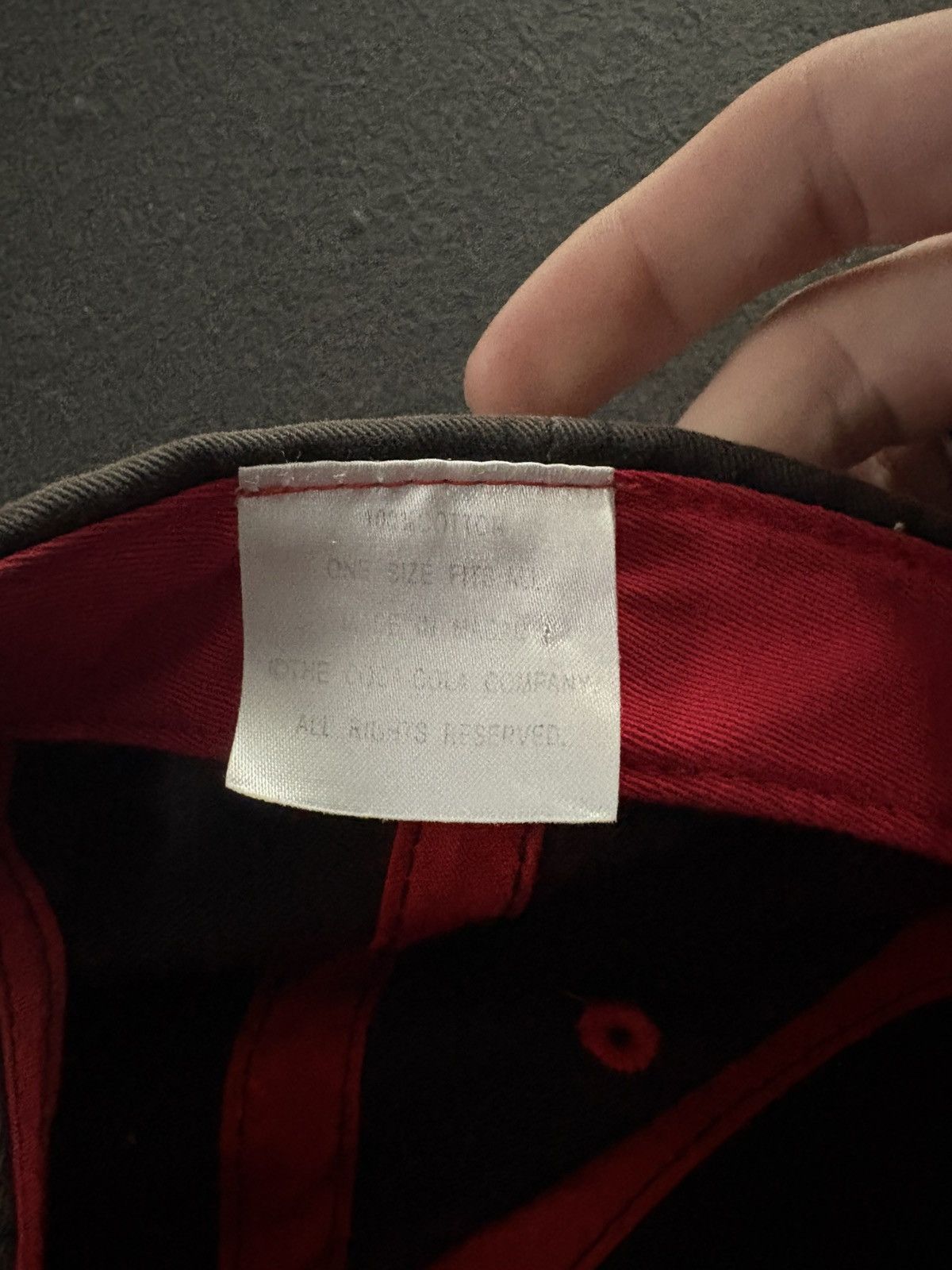 Coca Cola Faded Embroidered hat Size ONE SIZE - 3 Thumbnail