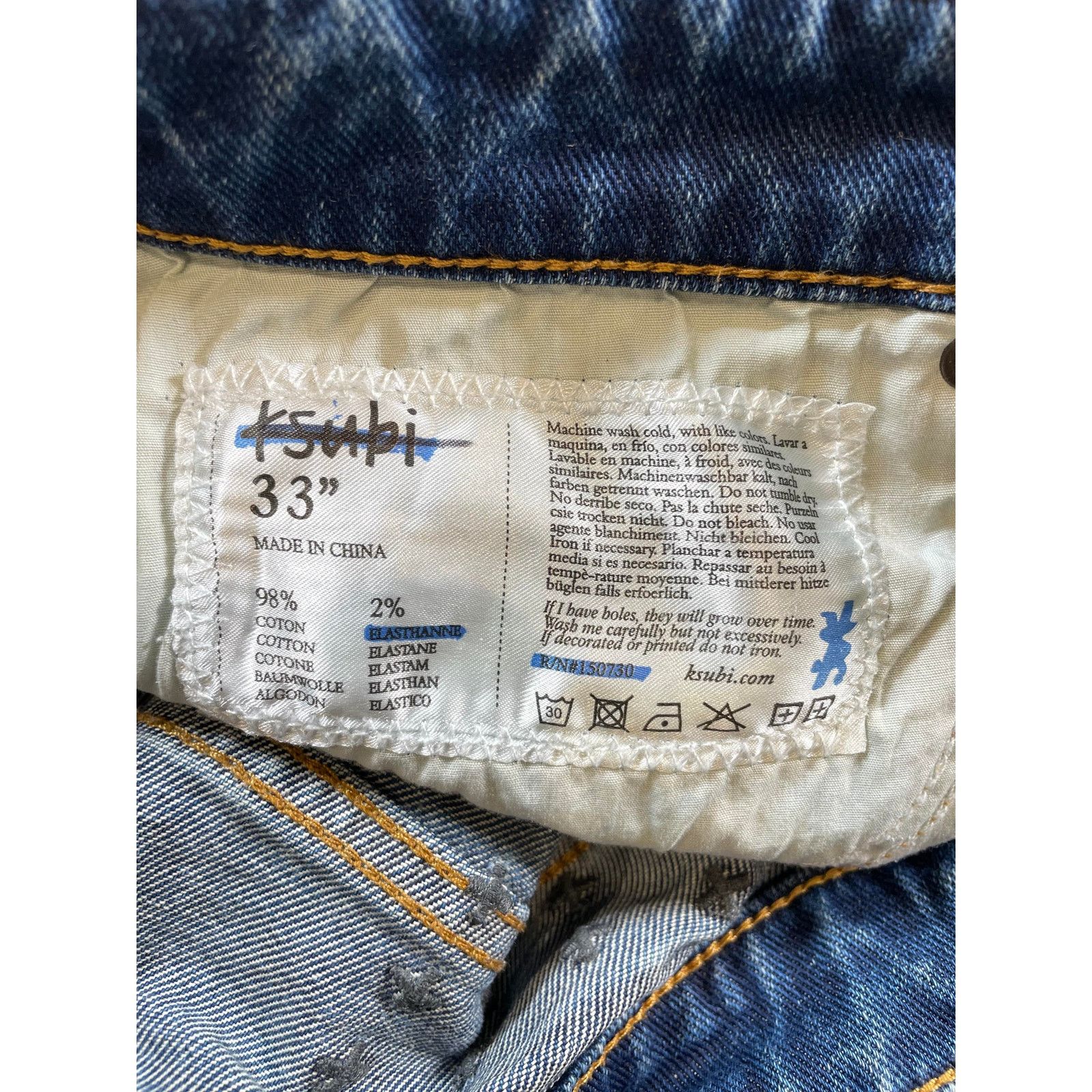 Ksubi Ksubi Light Wash Jeans Size US 33 - 3 Thumbnail