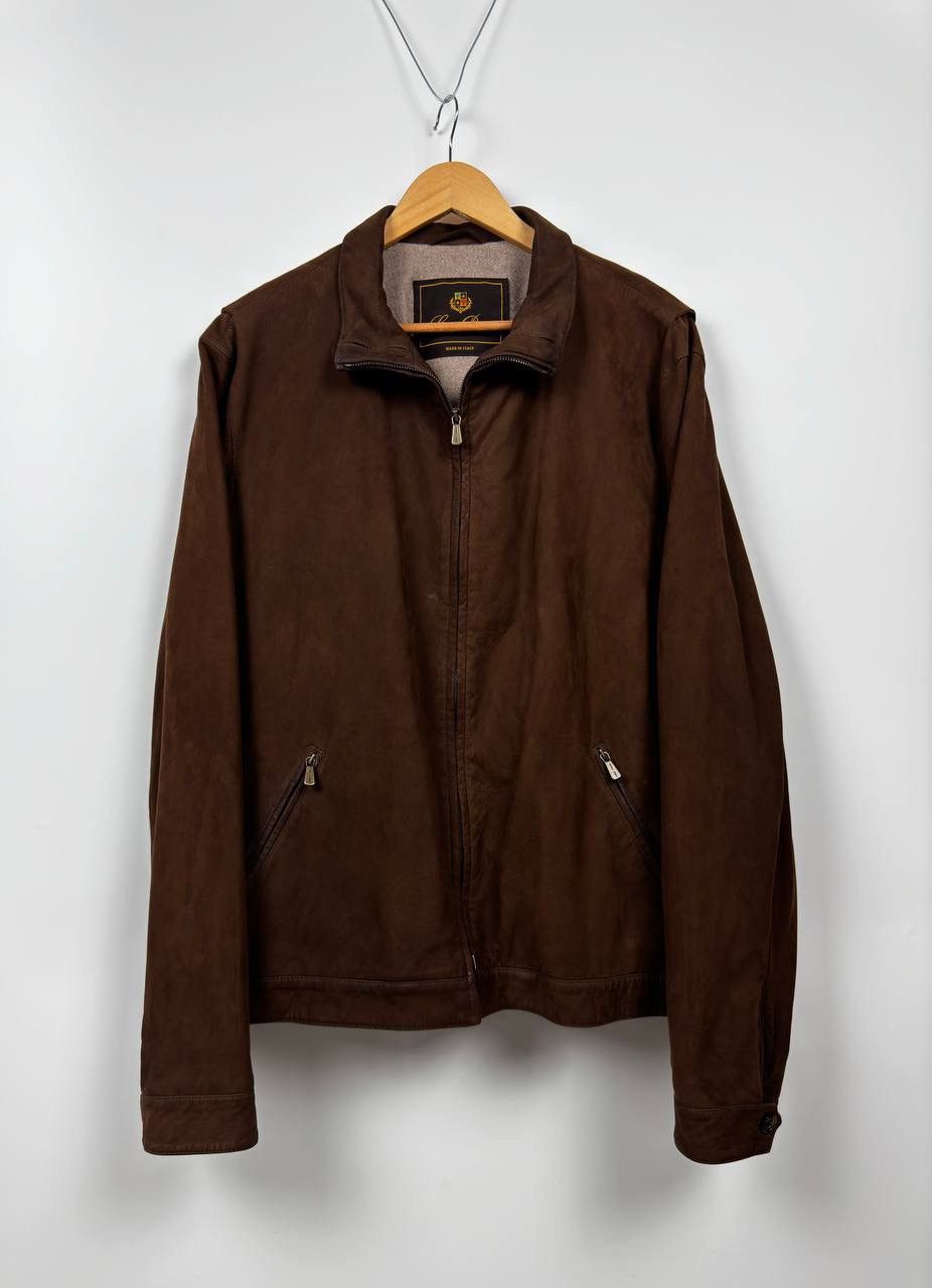 Loro Piana Loro Piana Suede Leather Cashmere Jacket Size US XXL / EU 58 / 5 - 1 Thumbnail