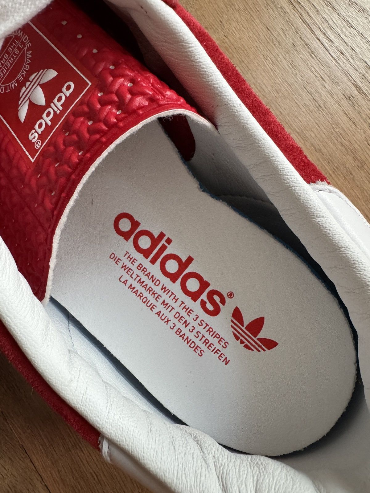 Adidas Adidas Gazelle Indoor Red Suede Size US 10 / EU 43 - 7 Thumbnail