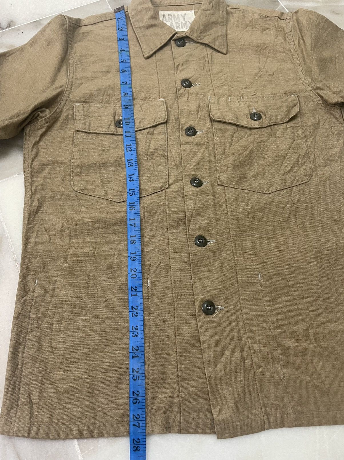 Designer × Japanese Brand × Vintage Vintage Army Japanese Brand Shirt Size US M / EU 48-50 / 2 - 9 Thumbnail