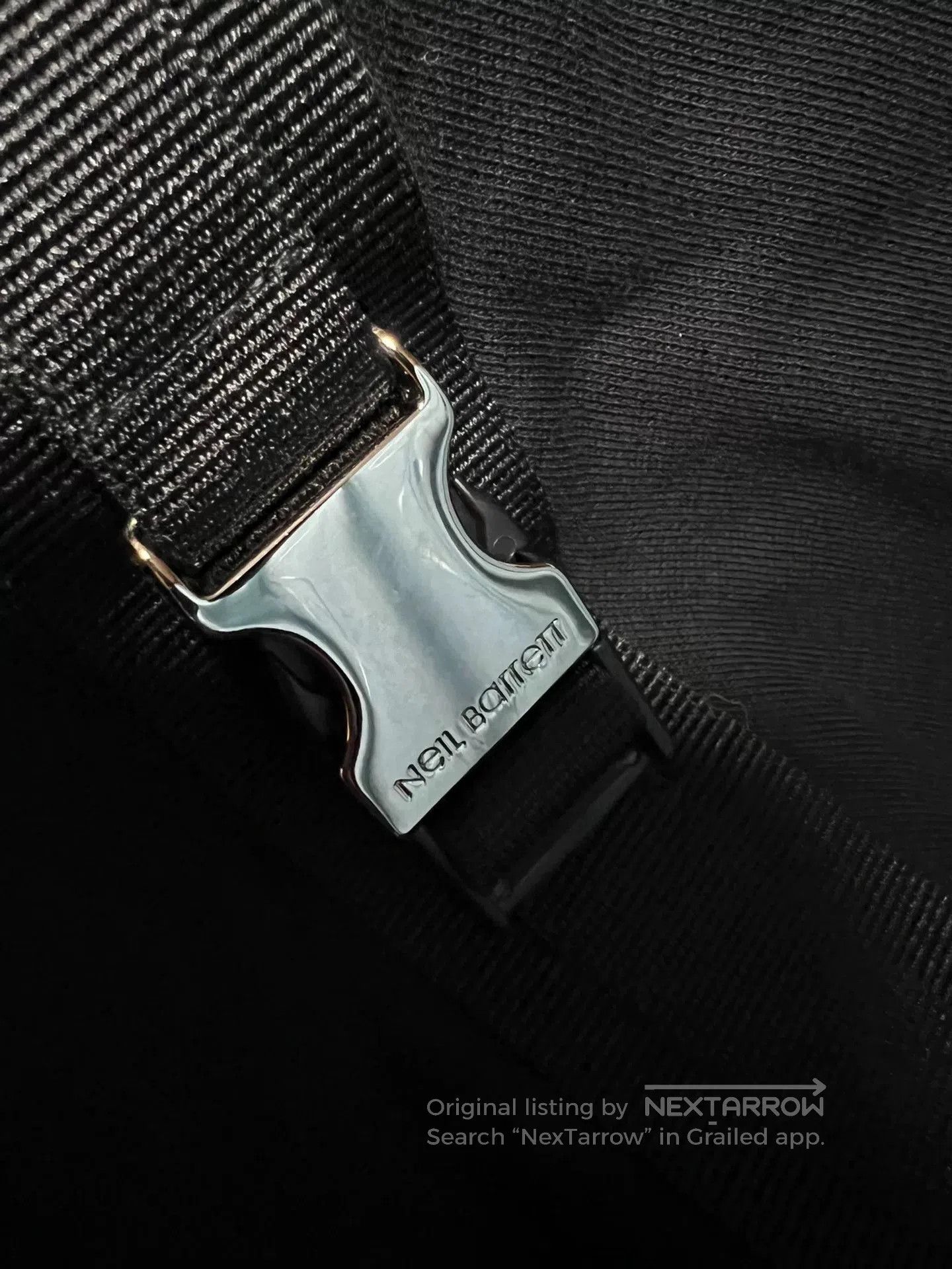 Neil Barrett neil barrett hooded sweatshirt with bag design. Size US L / EU 52-54 / 3 - 5 Thumbnail