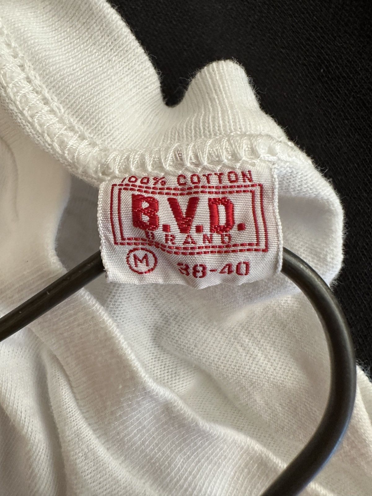 Vintage 60s B.V.D. Blank White Tee