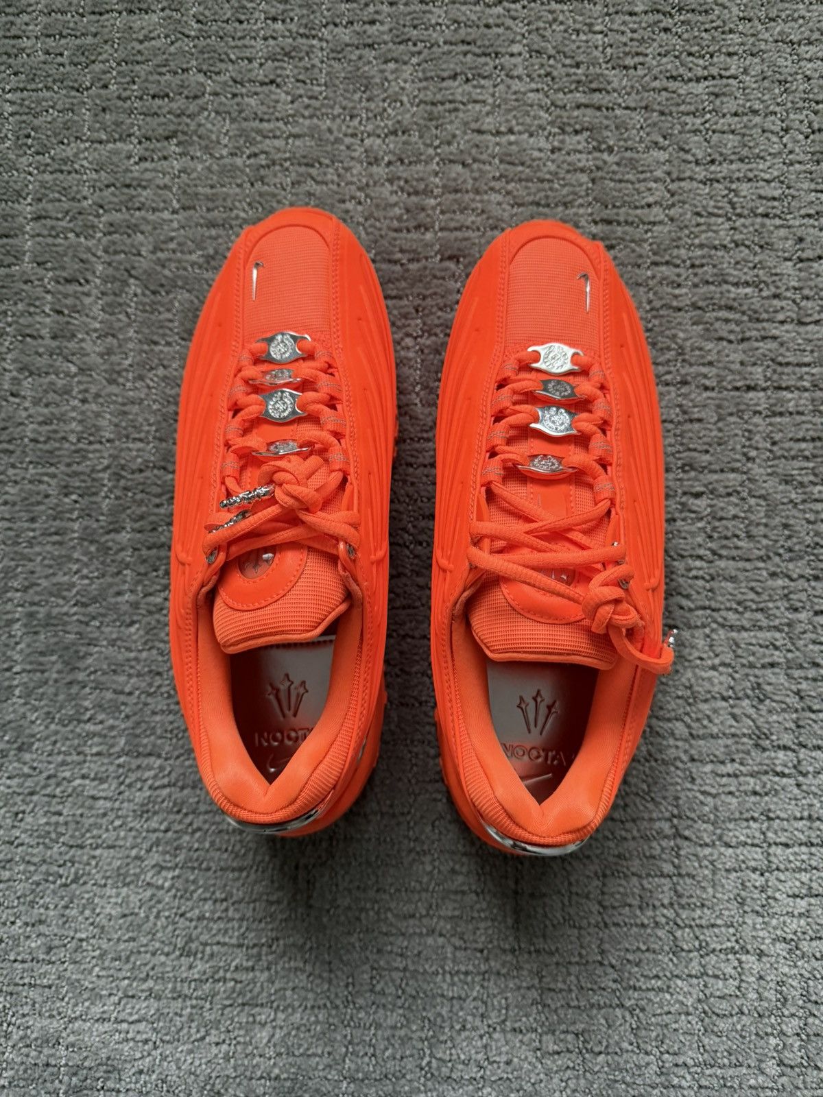 Chrome Hearts NOCTA HOT STEP ORANGE SNEAKERS Size US 8 / EU 41 - 3 Thumbnail