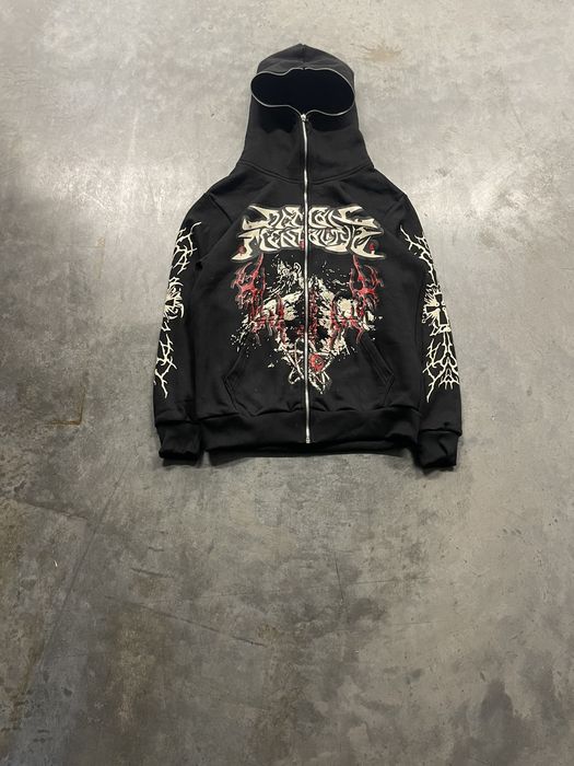 Vintage Vintage Y2K Demon Mentality Heavy Metal Full Zip Hoodie | Grailed