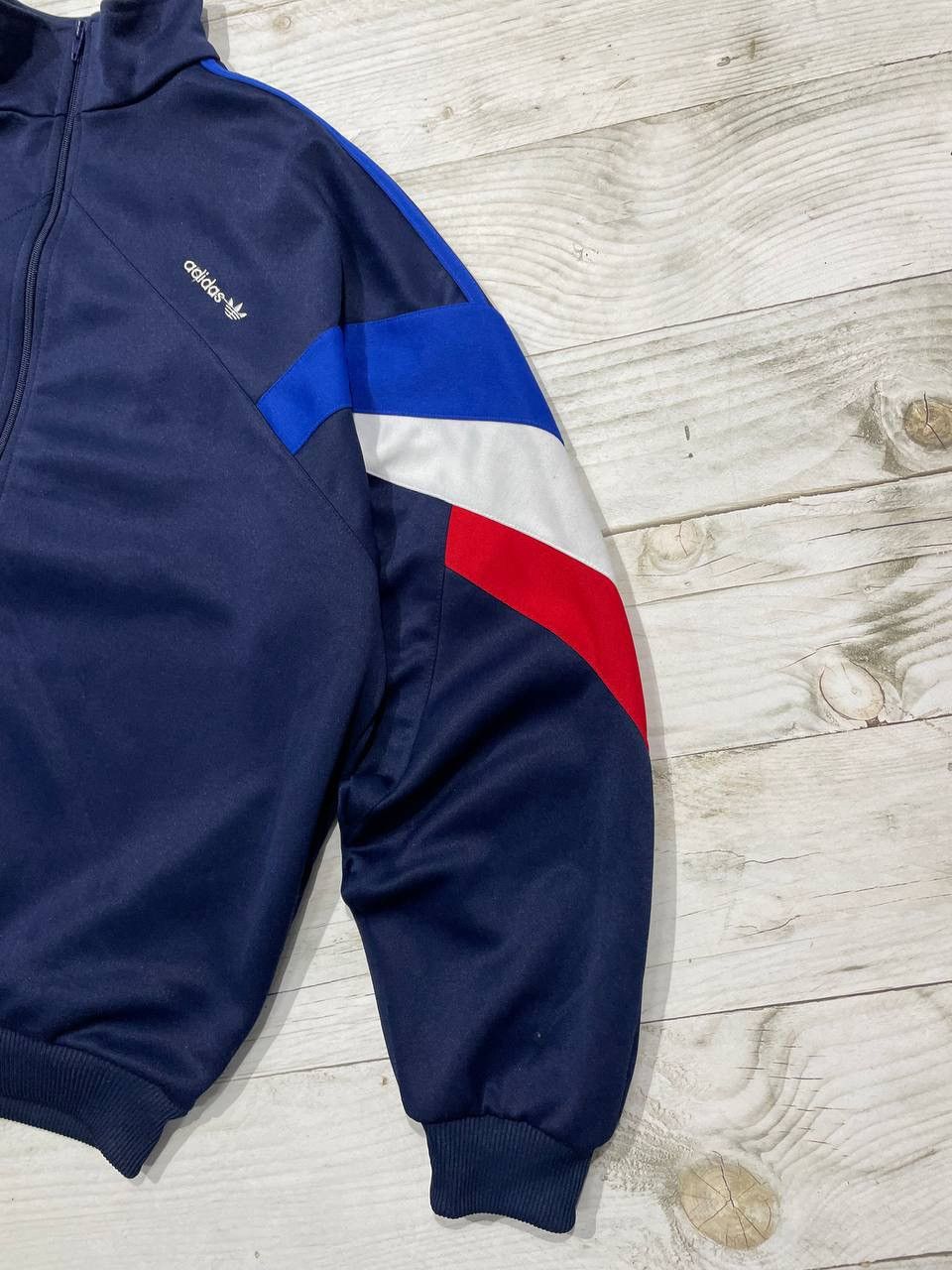Adidas Vintage Adidas Track Jacket 90s Striped Size US M / EU 48-50 / 2 - 4 Thumbnail
