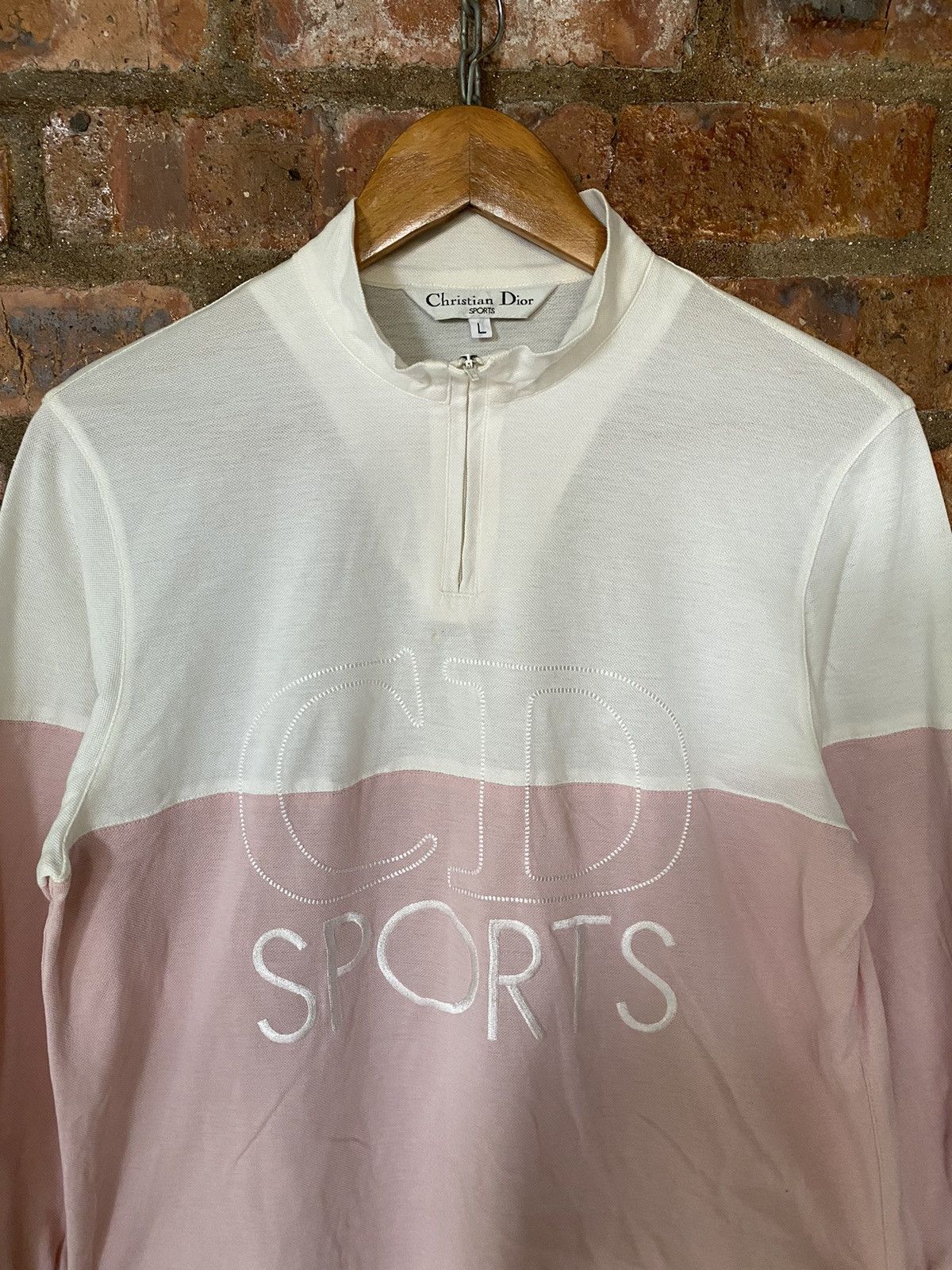 Dior 1990s Dior Sport Embroidered logo raglan Size M / US 6-8 / IT 42-44 - 3 Thumbnail