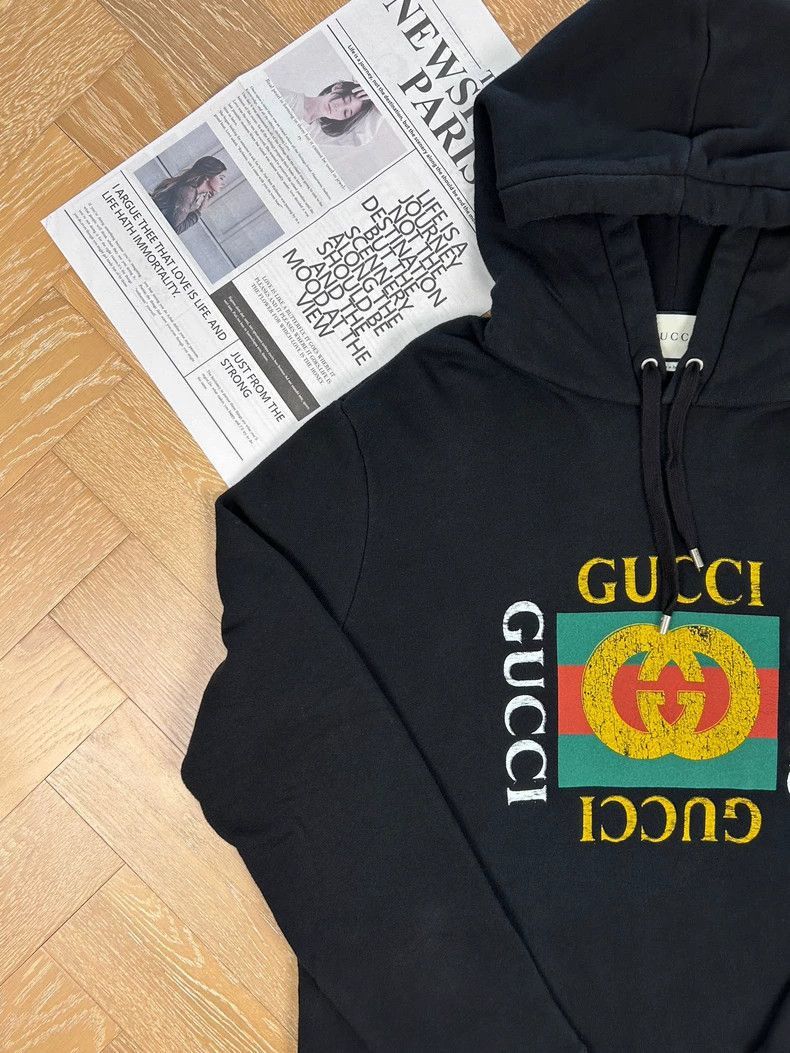 Gucci Gucci Vintage Logo Hooded Sweatshirt for Men-2506 Size US XL / EU 56 / 4 - 6 Thumbnail