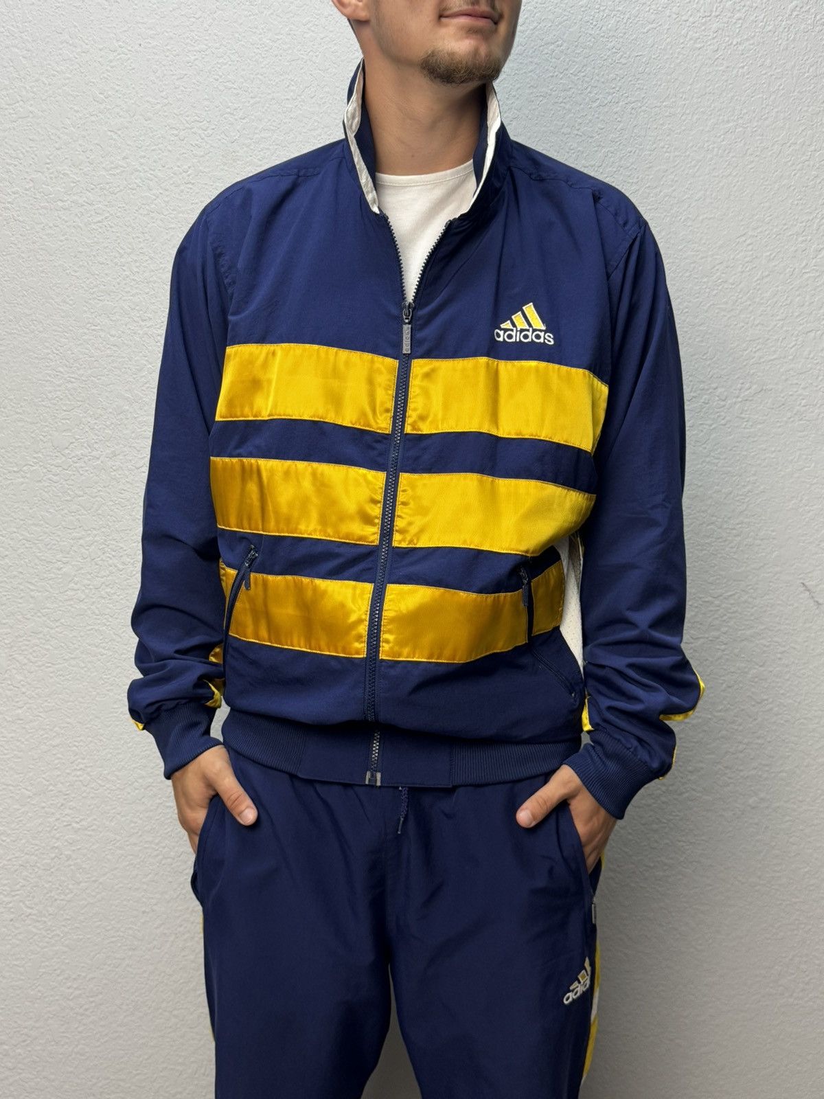 Adidas Vintage Suits Adidas Nylon Y2K streetwear 00s Nike Style Y-3 Size US L / EU 52-54 / 3 - 2 Thumbnail