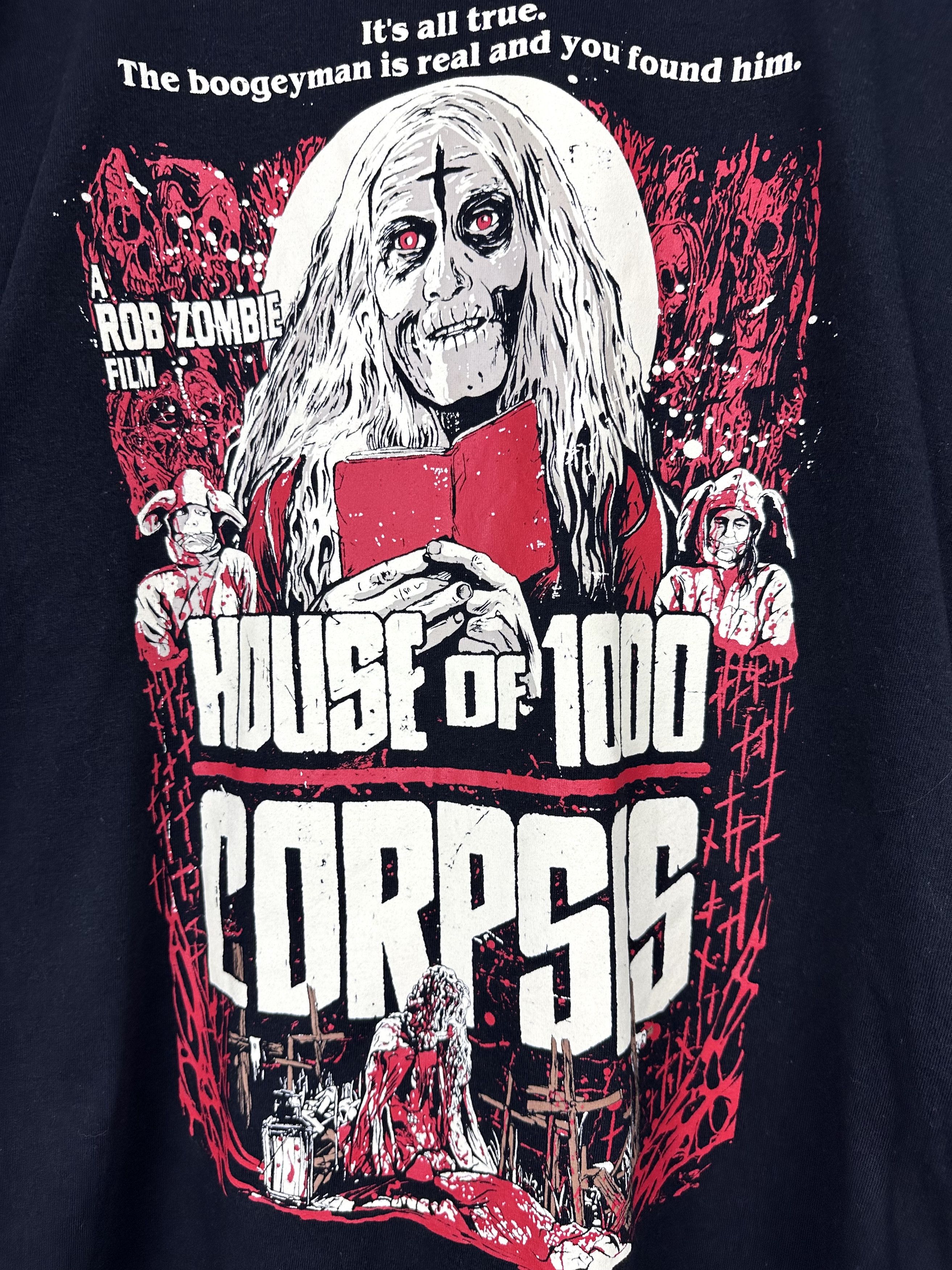 Vintage House of 100 Corpses longsleeve men's sweatshirt Size US XL / EU 56 / 4 - 4 Thumbnail