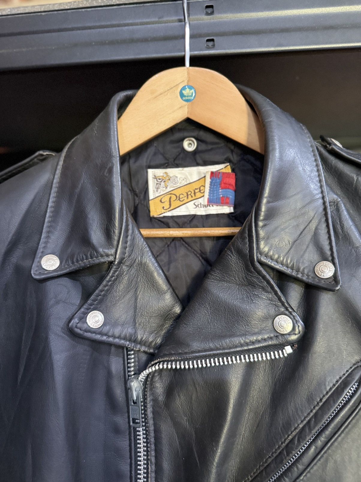 Schott Vintage Schott Perfecto Biker Punk Leather Jacket Size 40 Size US M / EU 48-50 / 2 - 2 Thumbnail