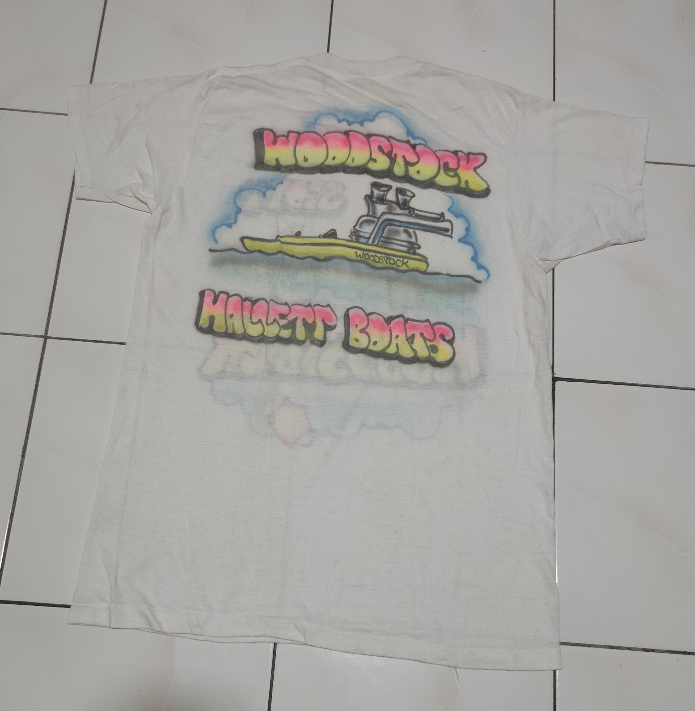 Band Tees × Vintage Vintage Woodstock's Size US XL / EU 56 / 4 - 2 Thumbnail