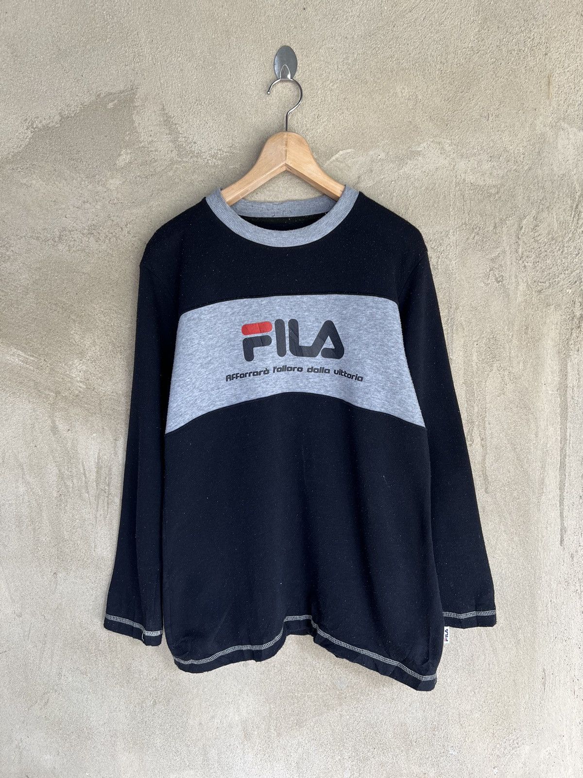 Fila Fila Spell Out Sweatshirt Size US S / EU 44-46 / 1 - 2 Thumbnail