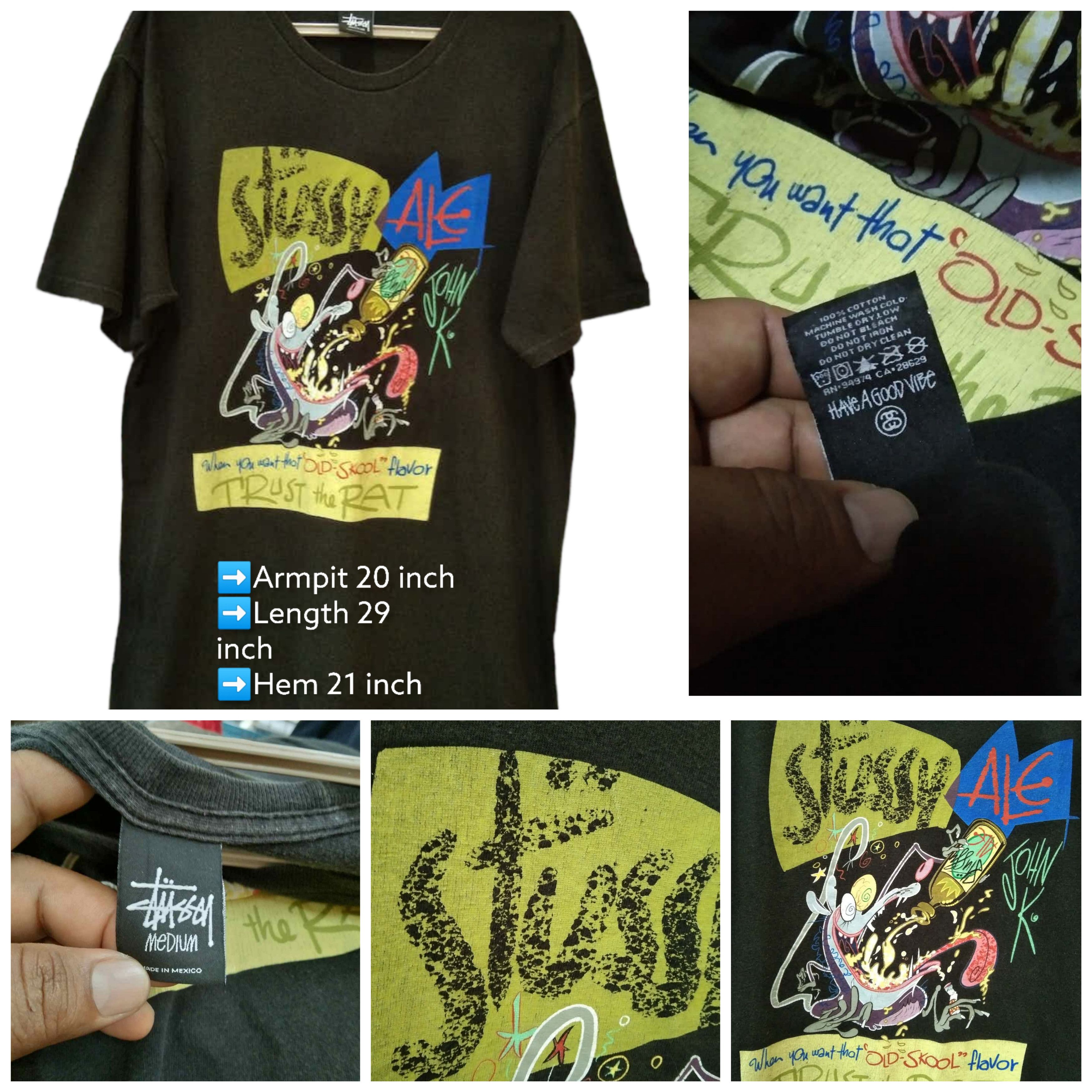 Streetwear × Stussy VINTAGE Y2K STUSSY T-SHIRT (BULK) | Grailed