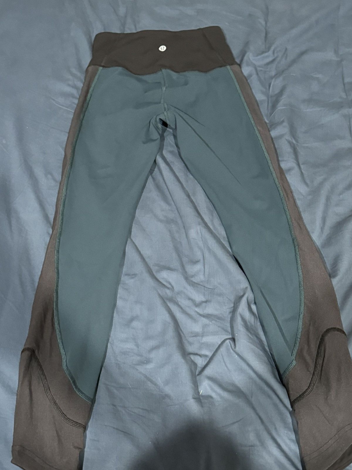 Lululemon Lululemon Multicolor Leggings Black & Blue Size 26" / US 2 / IT 38 - 2 Thumbnail