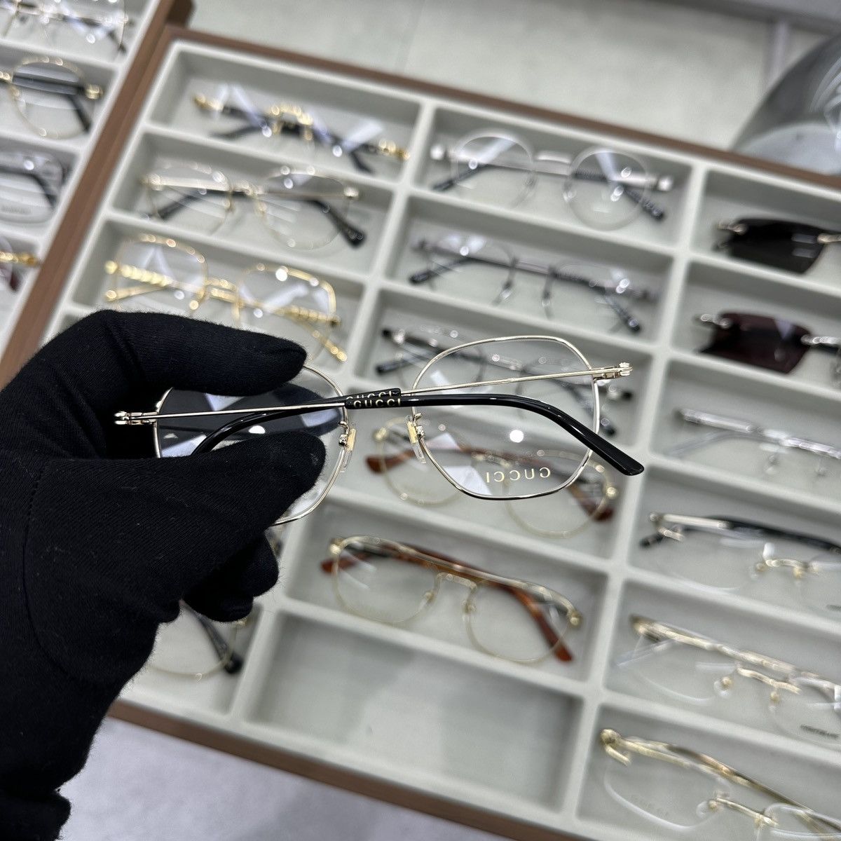 Gucci GUCCI GG1125OA 001 EYEGLASSES Size ONE SIZE - 3 Thumbnail