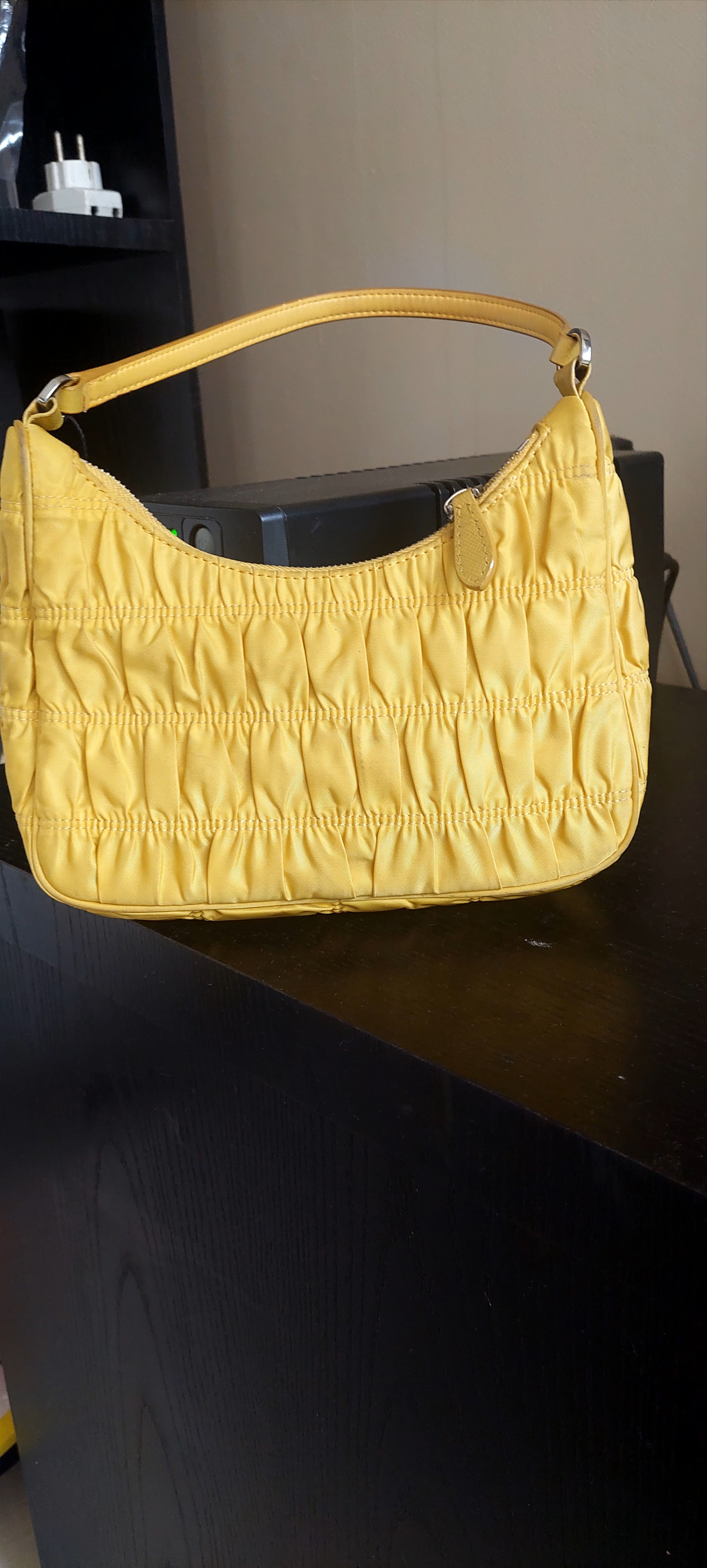 Prada Prada Tessuto Mini Yellow Size ONE SIZE - 3 Thumbnail